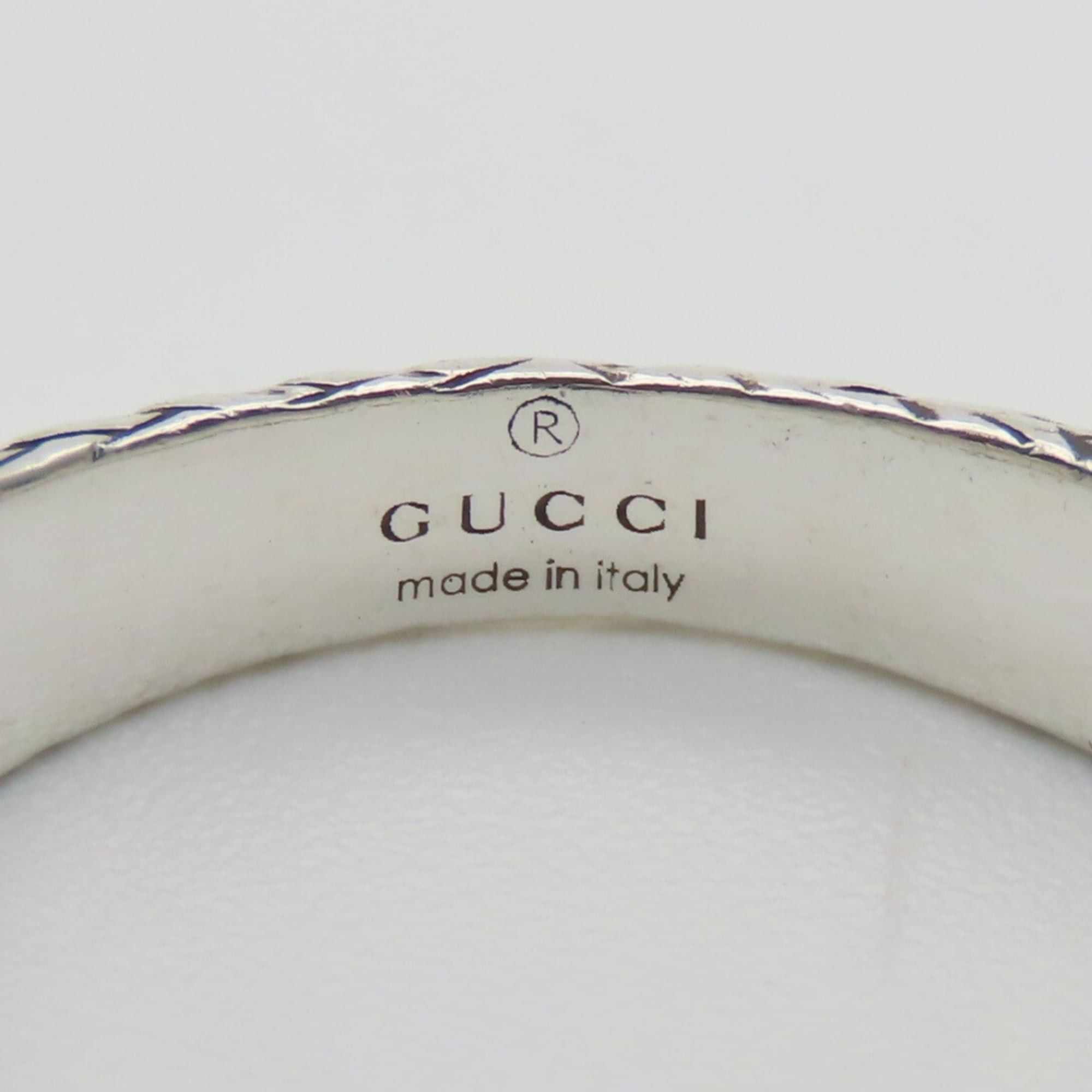 Gucci Gucci Interlocking Arabesque Ring, Size 13, SV925, GG Mark, Women's, GUCCI Size ONE SIZE - 10 Thumbnail