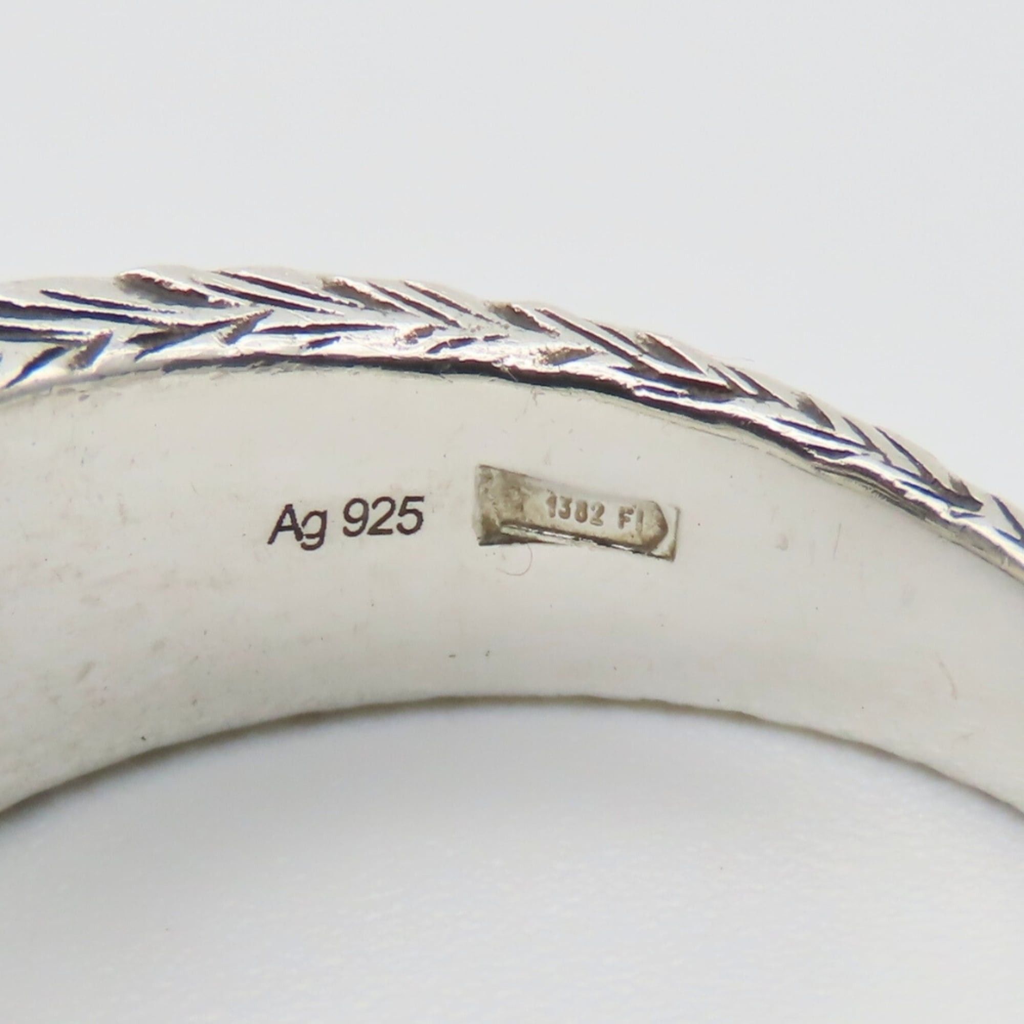 Gucci Gucci Interlocking Arabesque Ring, Size 13, SV925, GG Mark, Women's, GUCCI Size ONE SIZE - 11 Thumbnail
