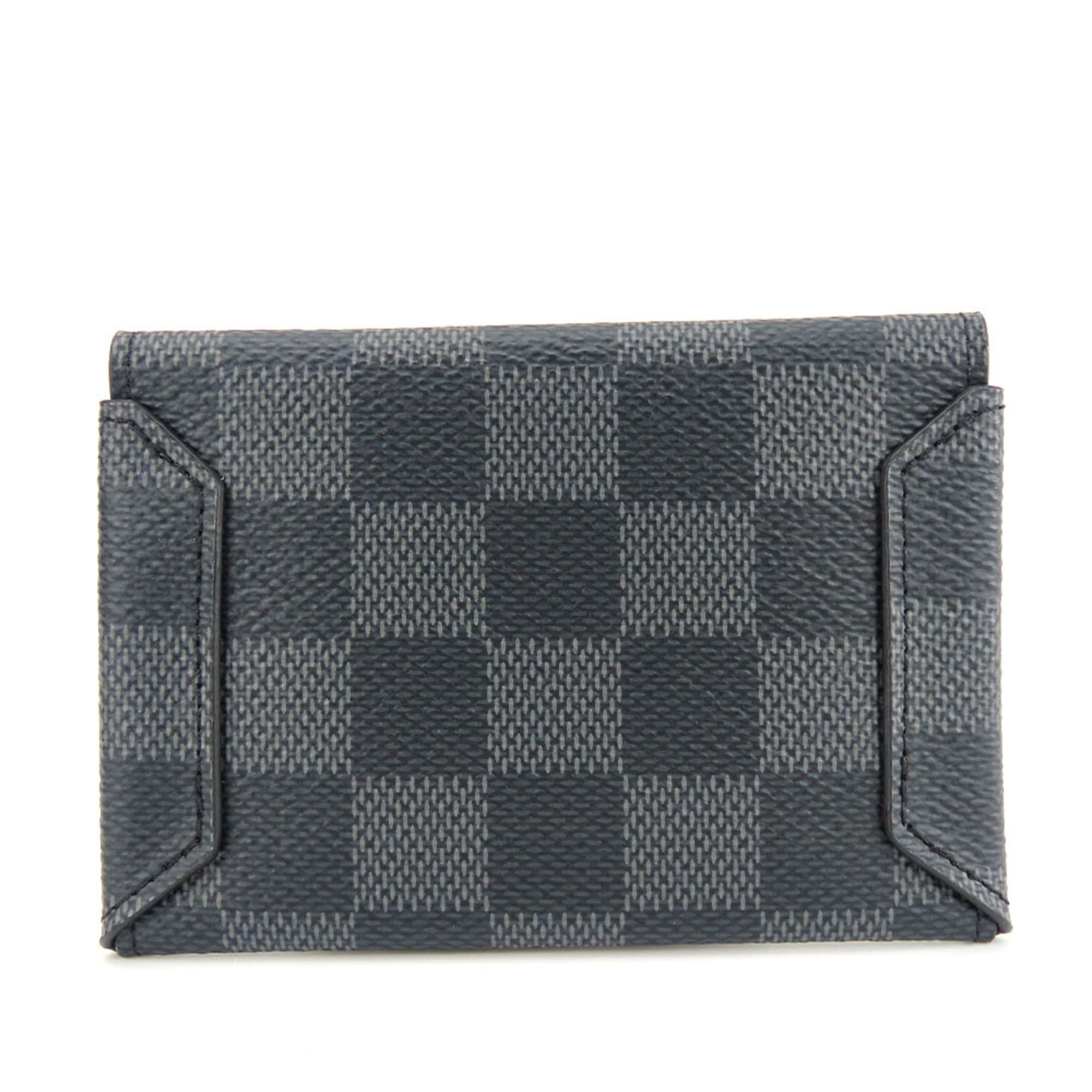 Louis Vuitton Louis Vuitton Alpha Triple Pouch N60255 Damier Graphite Silver Hardware Clutch Bag for Men and Women Size ONE SIZE - 21 Thumbnail