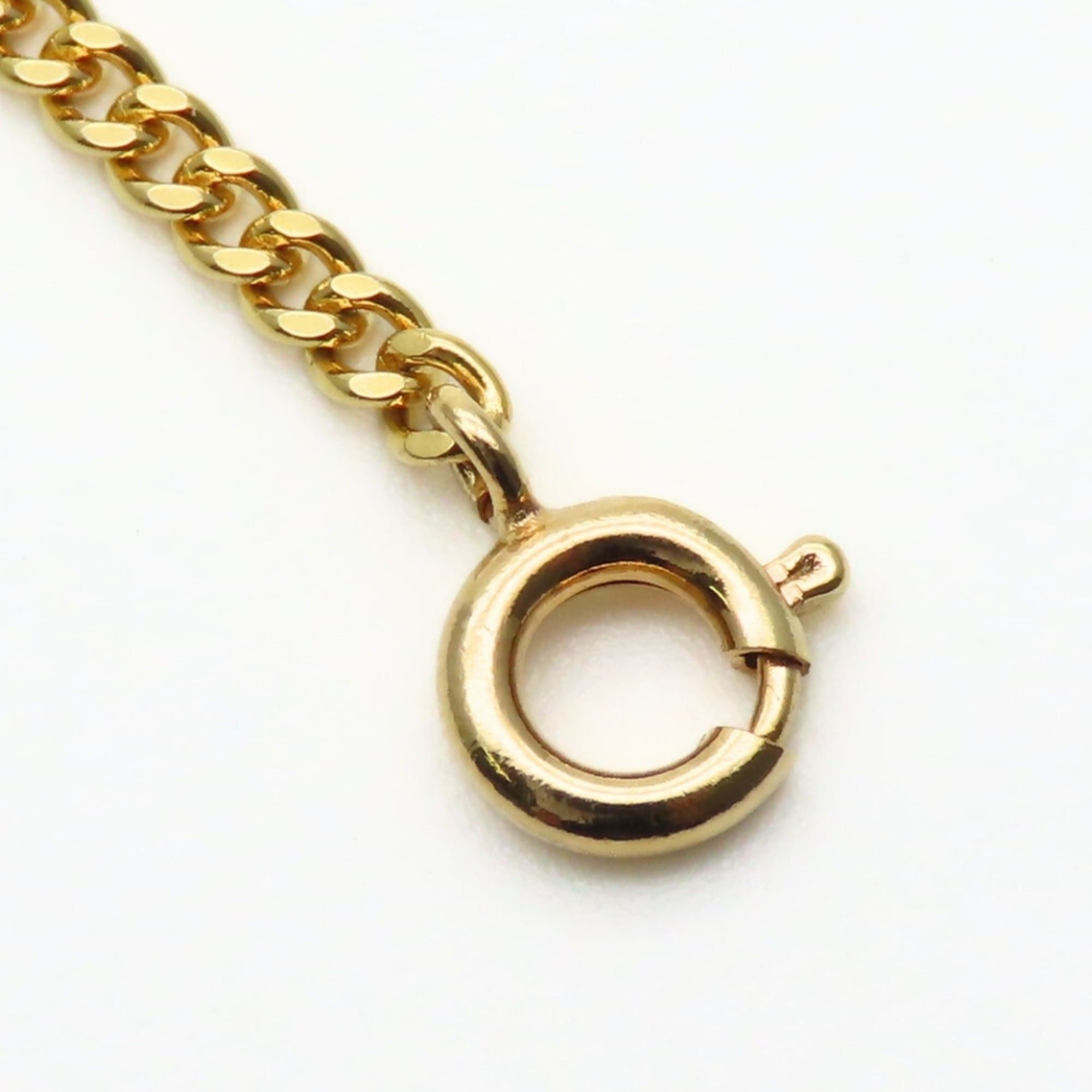 Dior Christian Dior CD logo metal necklace with rhinestones and gold-plated GP. Women's. Size ONE SIZE - 11 Thumbnail