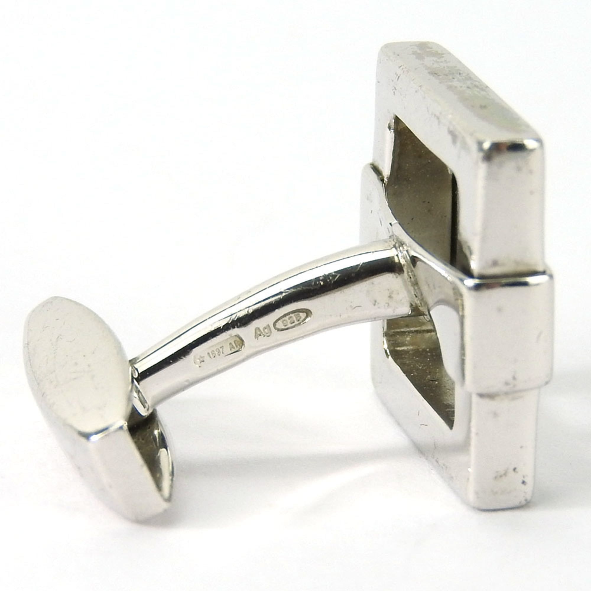Bvlgari Bvlgari Cufflinks, 925 Sterling Silver, Men's BVLGARI Jewelry Accessories Cuffs Size ONE SIZE - 3 Thumbnail