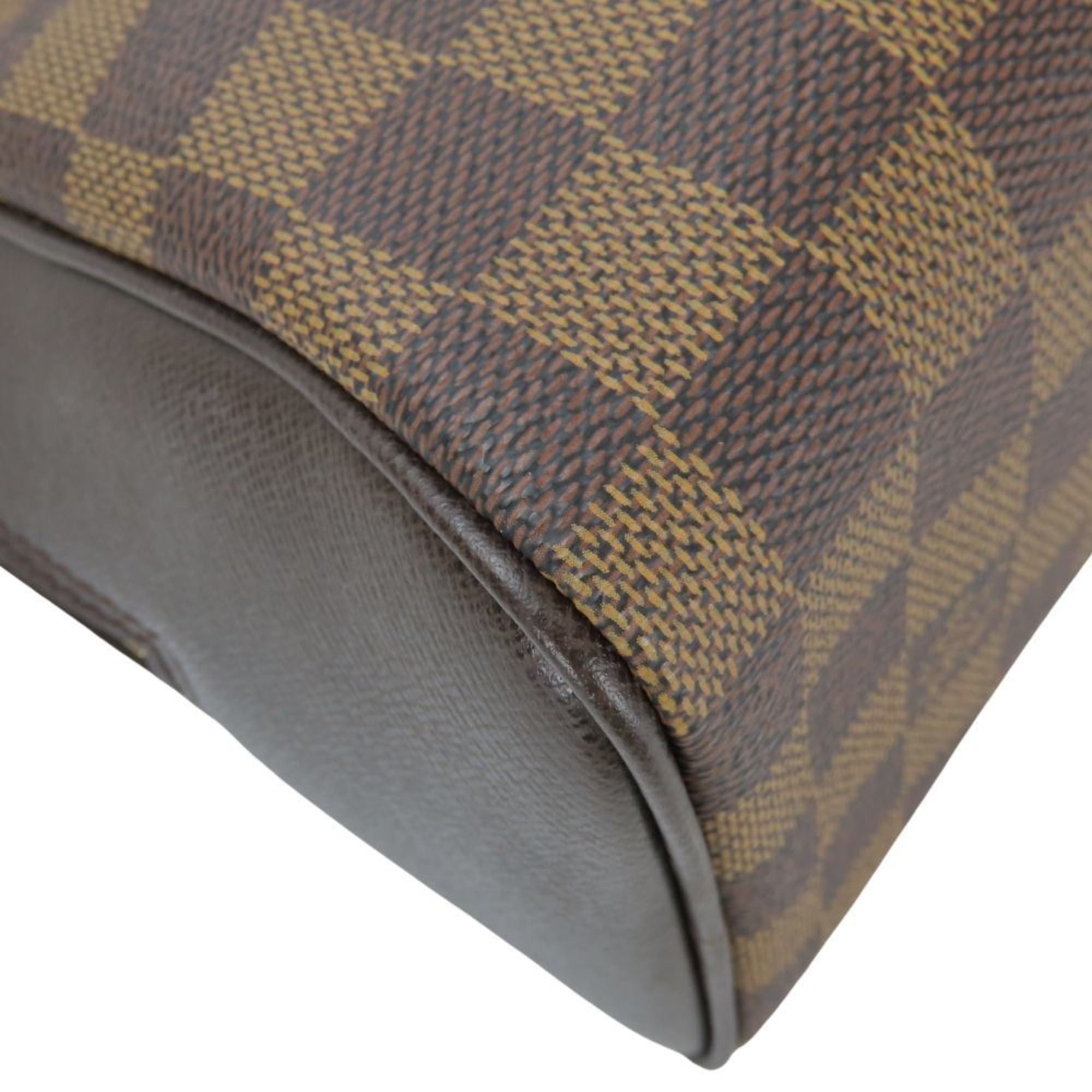 Louis Vuitton Louis Vuitton Brera Handbag N51150 Damier Ebene Brown with Gold Hardware for Women Size ONE SIZE - 6 Thumbnail