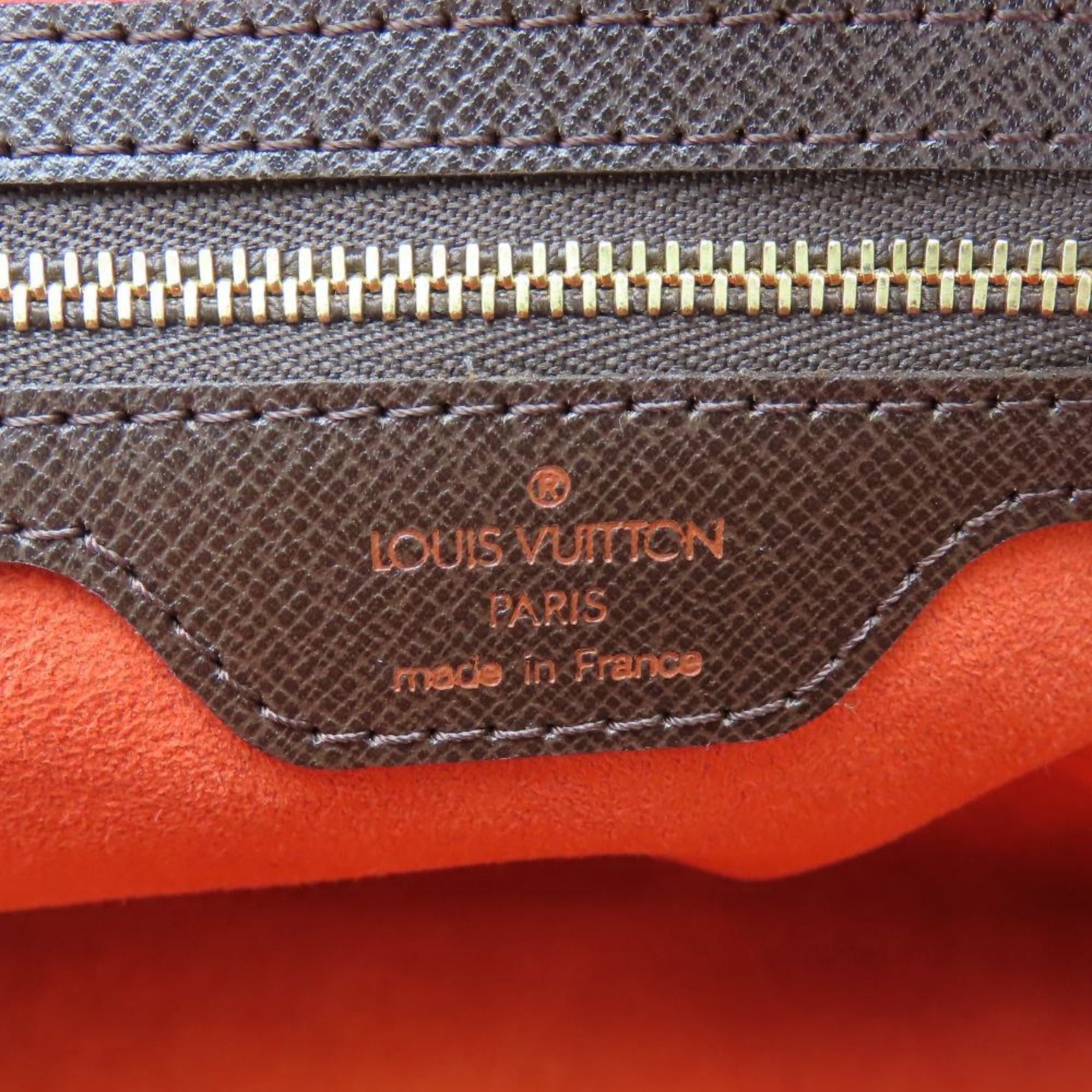 Louis Vuitton Louis Vuitton Brera Handbag N51150 Damier Ebene Brown with Gold Hardware for Women Size ONE SIZE - 21 Thumbnail