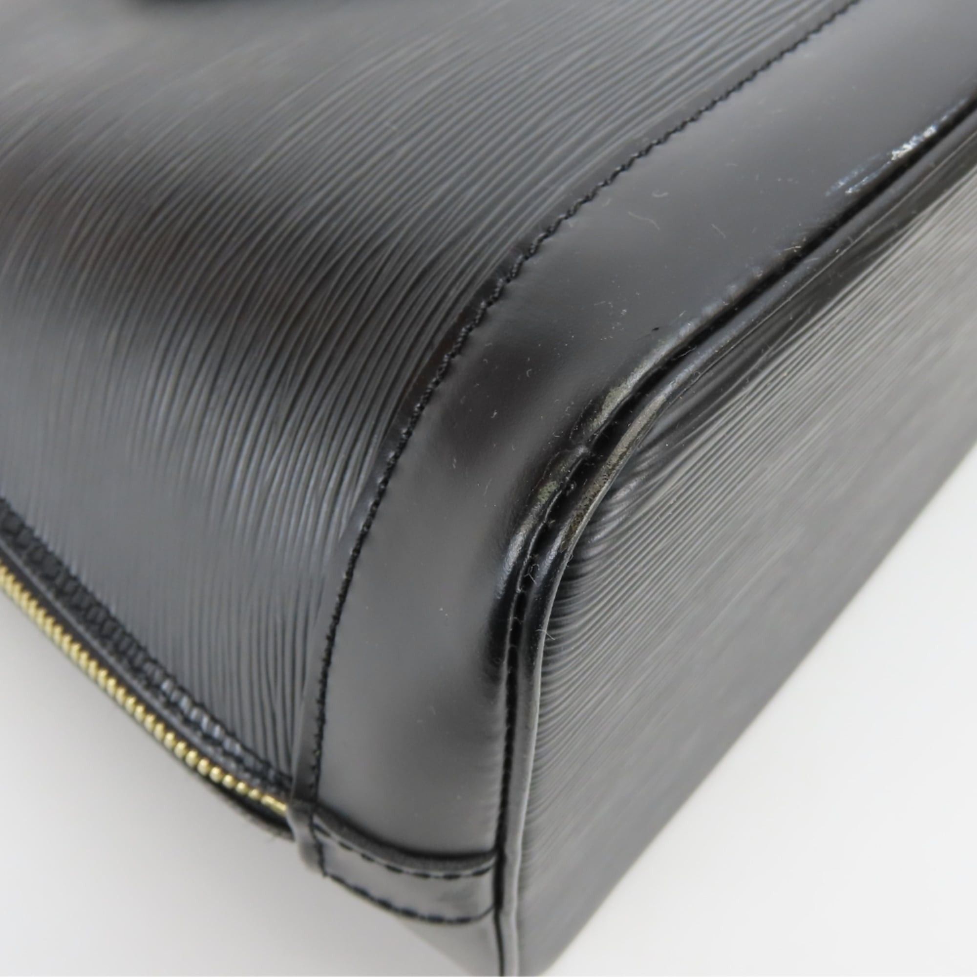 Louis Vuitton Louis Vuitton Alma Handbag M52142 Epi Leather Noir Black with Gold Hardware Chic Women's LOUIS VUITTON Size ONE SIZE - 9 Thumbnail