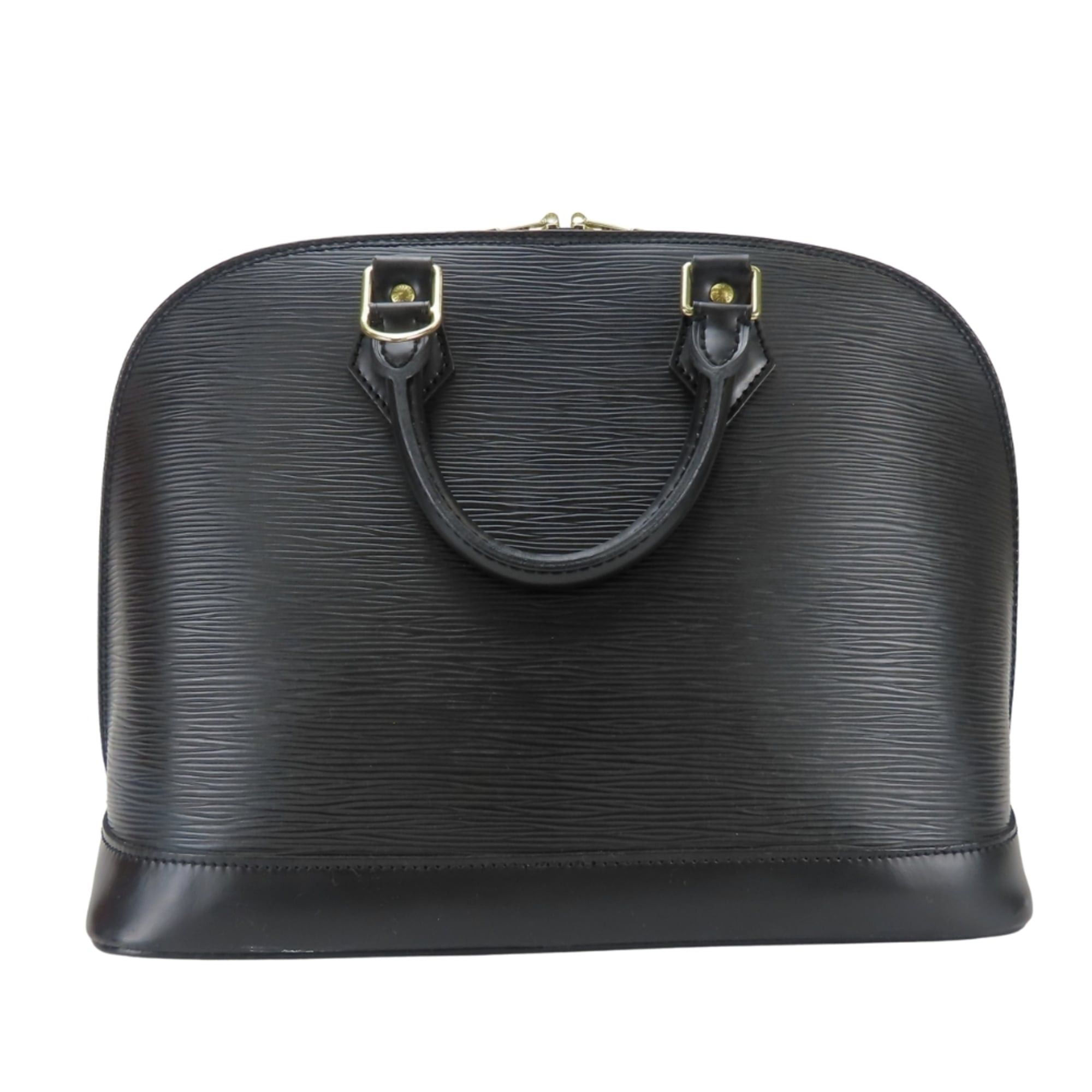 Louis Vuitton Louis Vuitton Alma Handbag M52142 Epi Leather Noir Black with Gold Hardware Chic Women's LOUIS VUITTON Size ONE SIZE - 5 Thumbnail