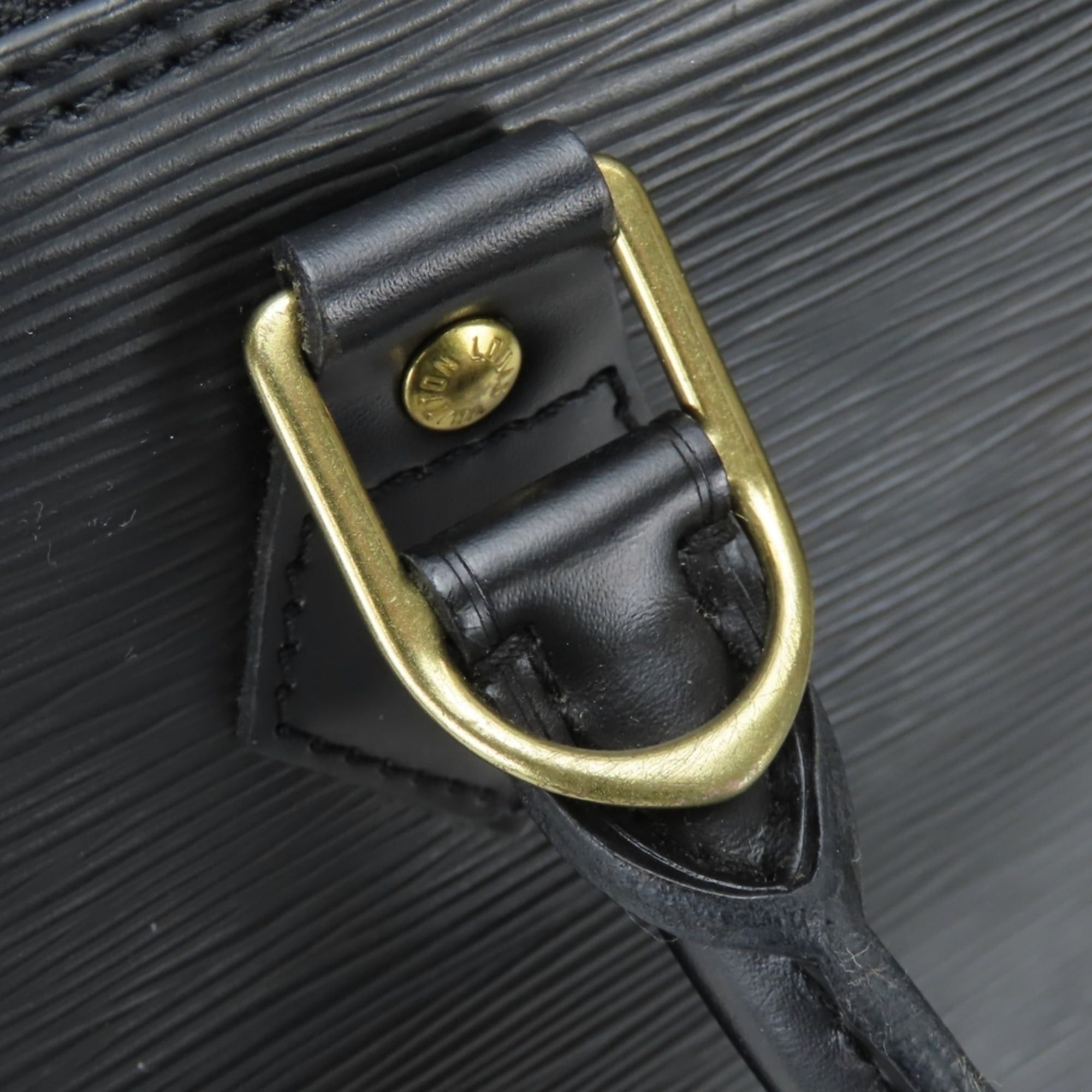 Louis Vuitton Louis Vuitton Alma Handbag M52142 Epi Leather Noir Black with Gold Hardware Chic Women's LOUIS VUITTON Size ONE SIZE - 13 Thumbnail