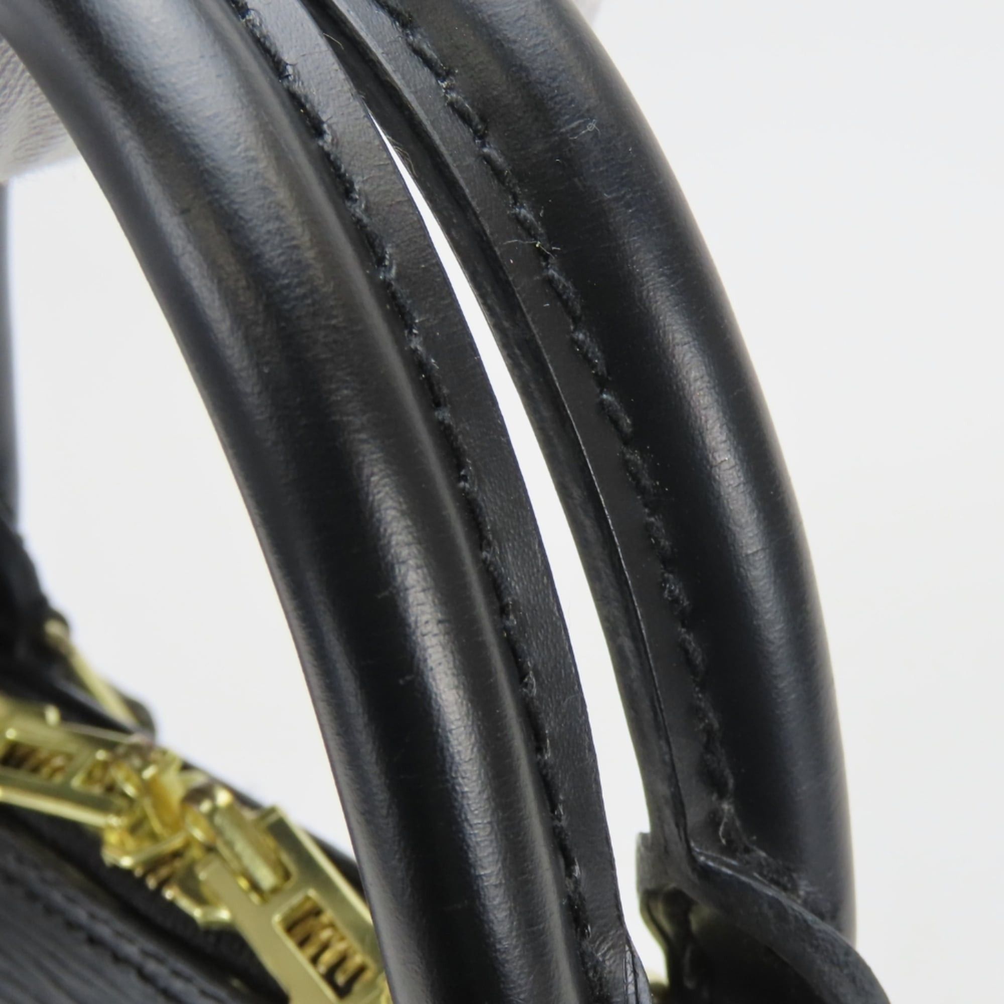 Louis Vuitton Louis Vuitton Alma Handbag M52142 Epi Leather Noir Black with Gold Hardware Chic Women's LOUIS VUITTON Size ONE SIZE - 16 Thumbnail