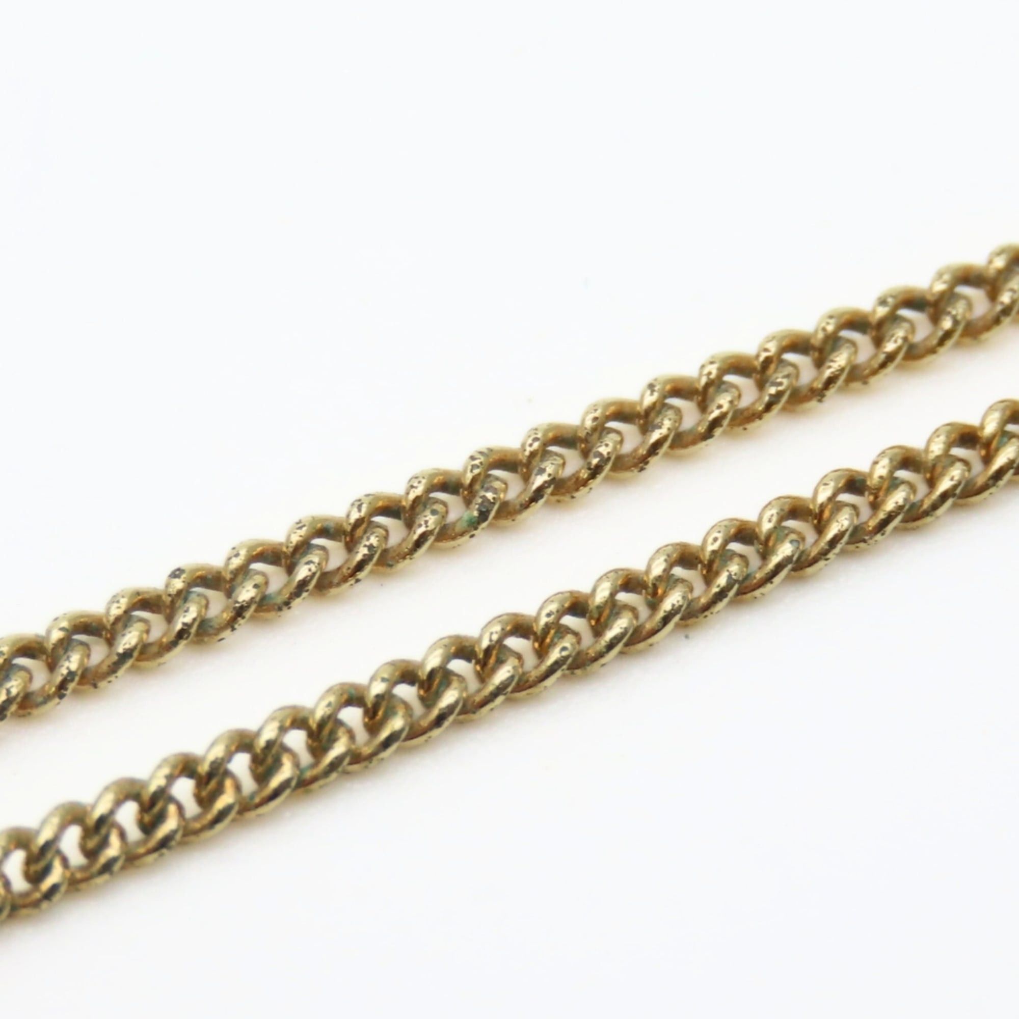 Dior Christian Dior CD logo necklace in gold GP plated metal for women. Size ONE SIZE - 6 Thumbnail