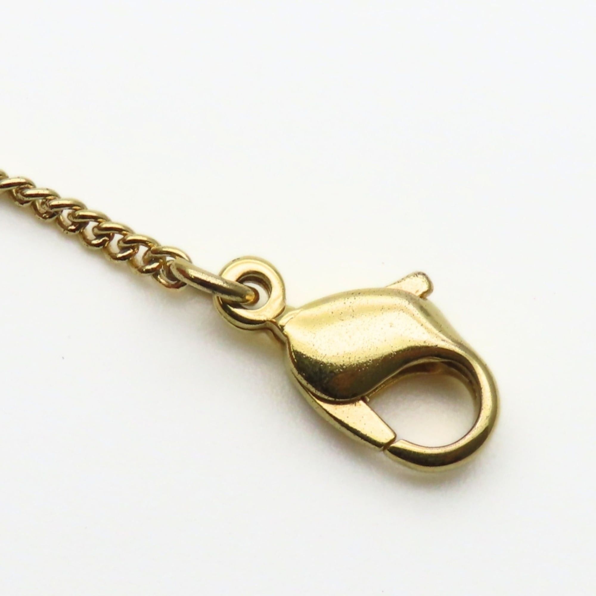 Dior Christian Dior CD logo necklace in gold GP plated metal for women. Size ONE SIZE - 9 Thumbnail