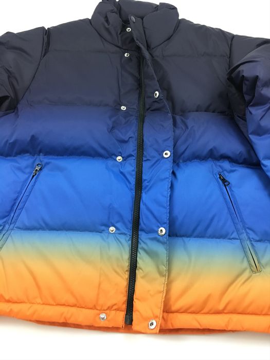 Supreme 18ss Supreme Gradient puffy down nuptse jacket blue navy