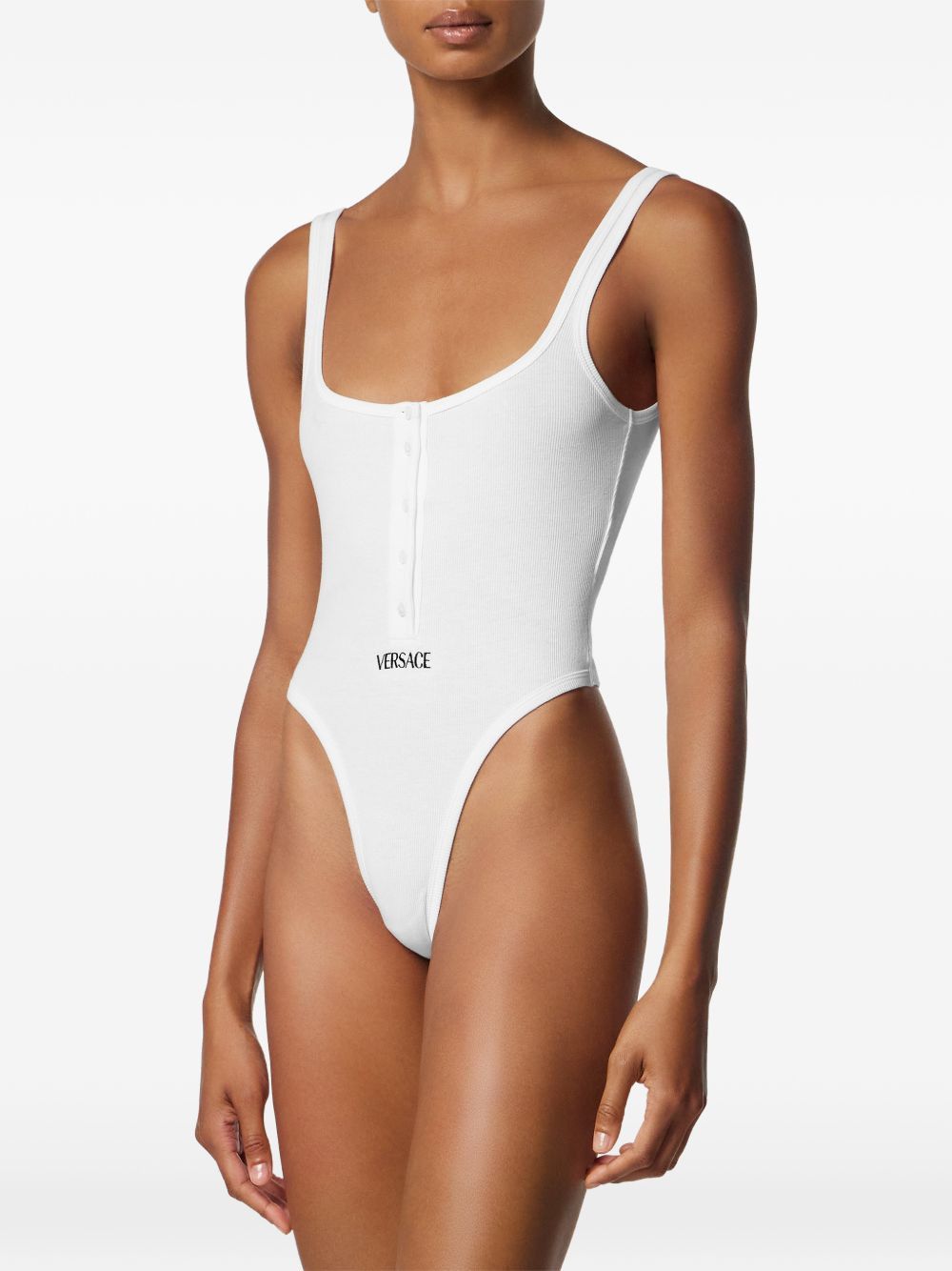 Versace LOGO COTTON BODYSUIT Size L / US 10 / IT 46 - 4 Thumbnail
