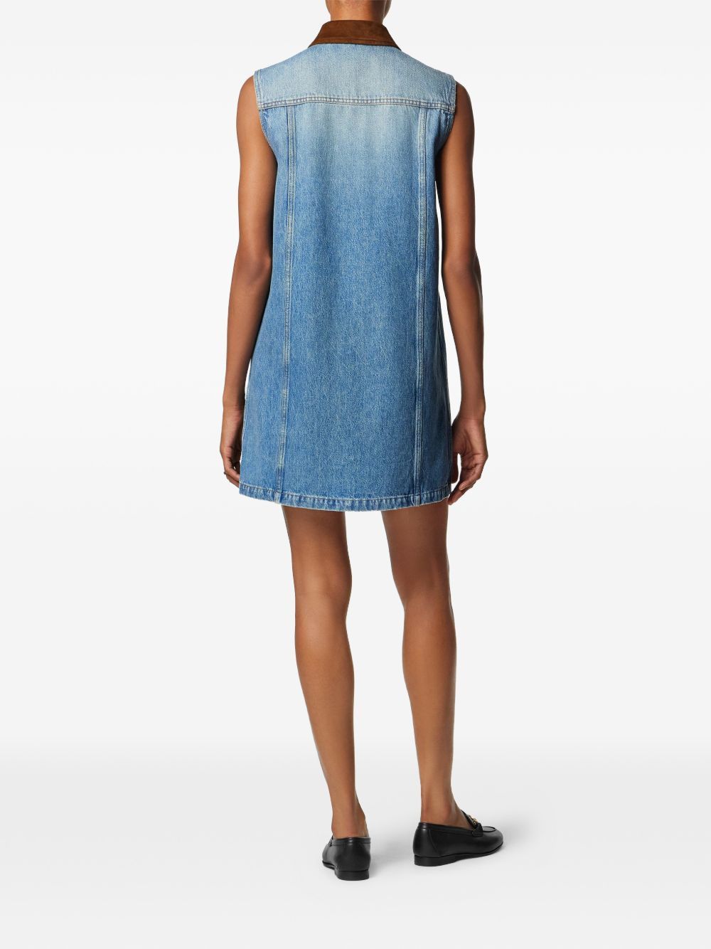 Versace DENM COTTON DRESS Size M / US 6-8 / IT 42-44 - 3 Thumbnail