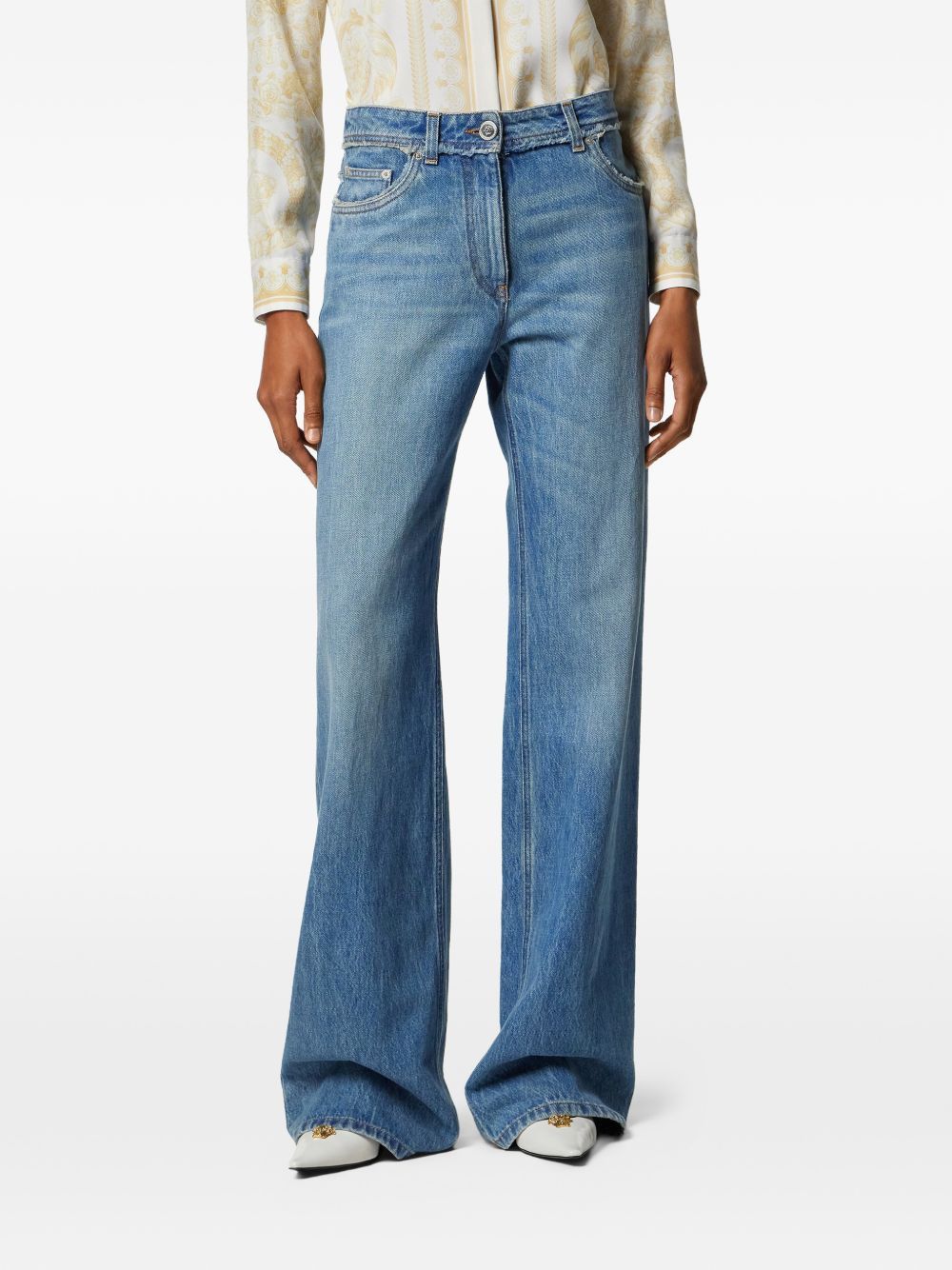 Versace DENIM COTTON JEANS Size 25" / US 0 / IT 36 - 4 Thumbnail