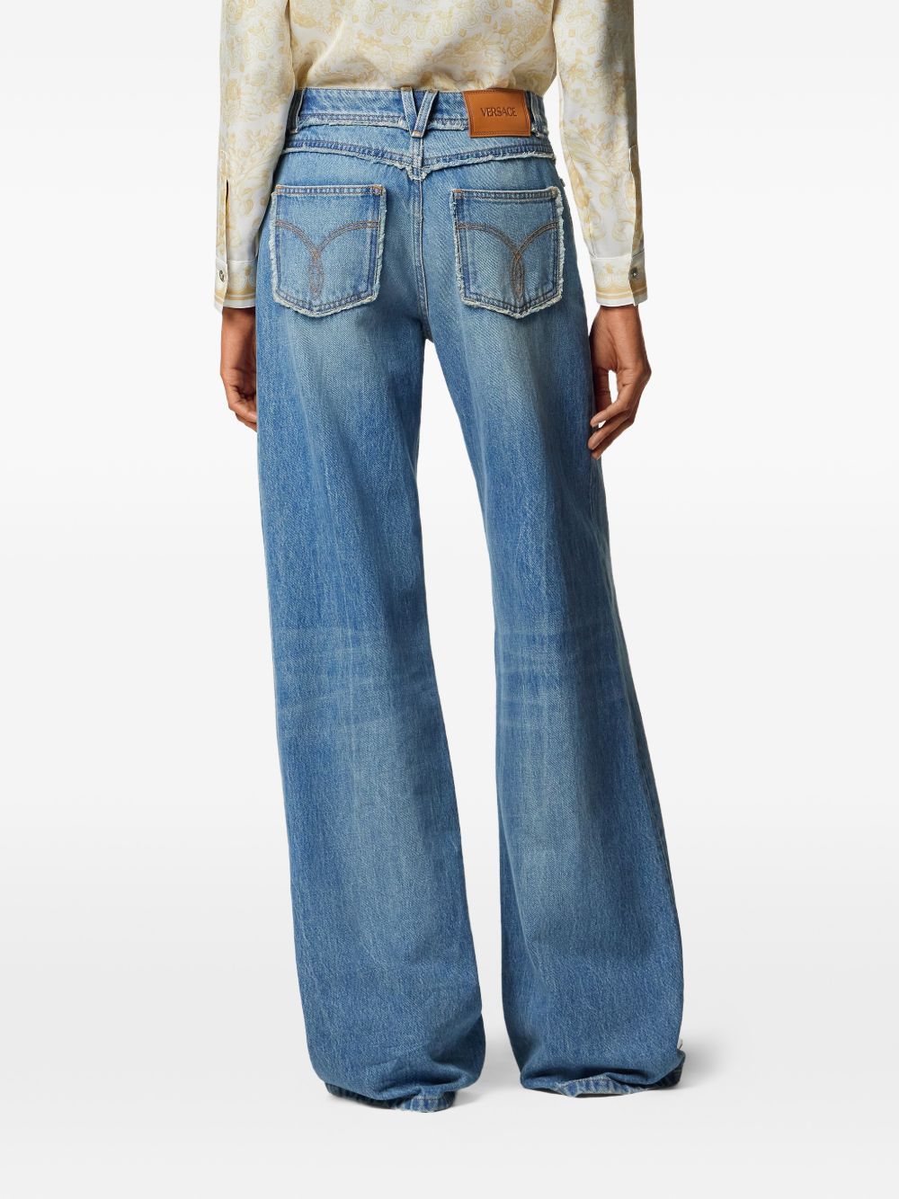 Versace DENIM COTTON JEANS Size 26" / US 2 / IT 38 - 2 Thumbnail