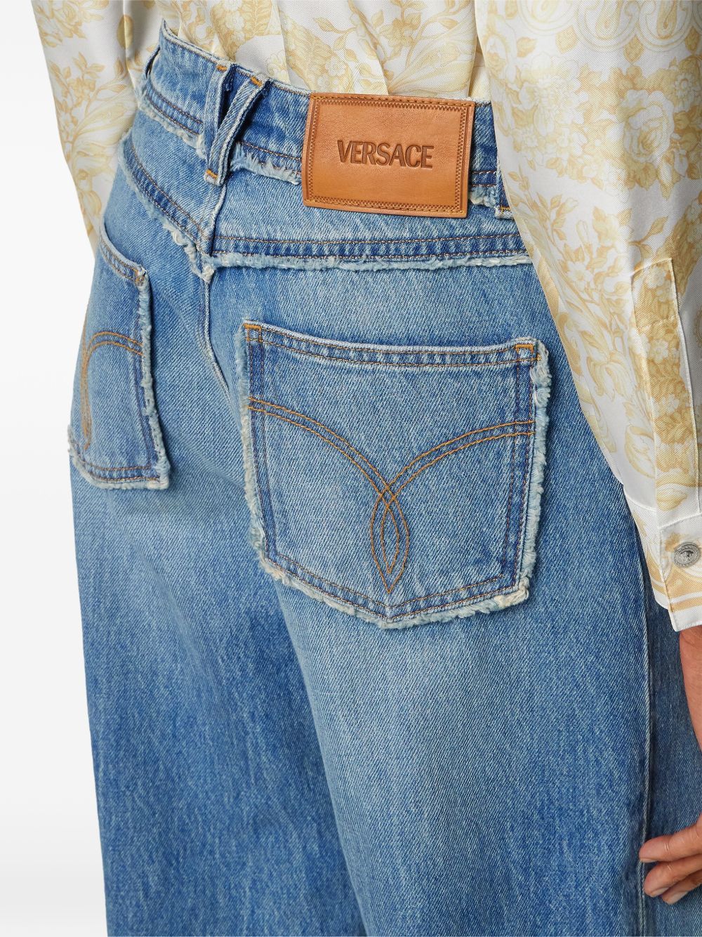 Versace DENIM COTTON JEANS Size 28" / US 6 / IT 42 - 5 Thumbnail