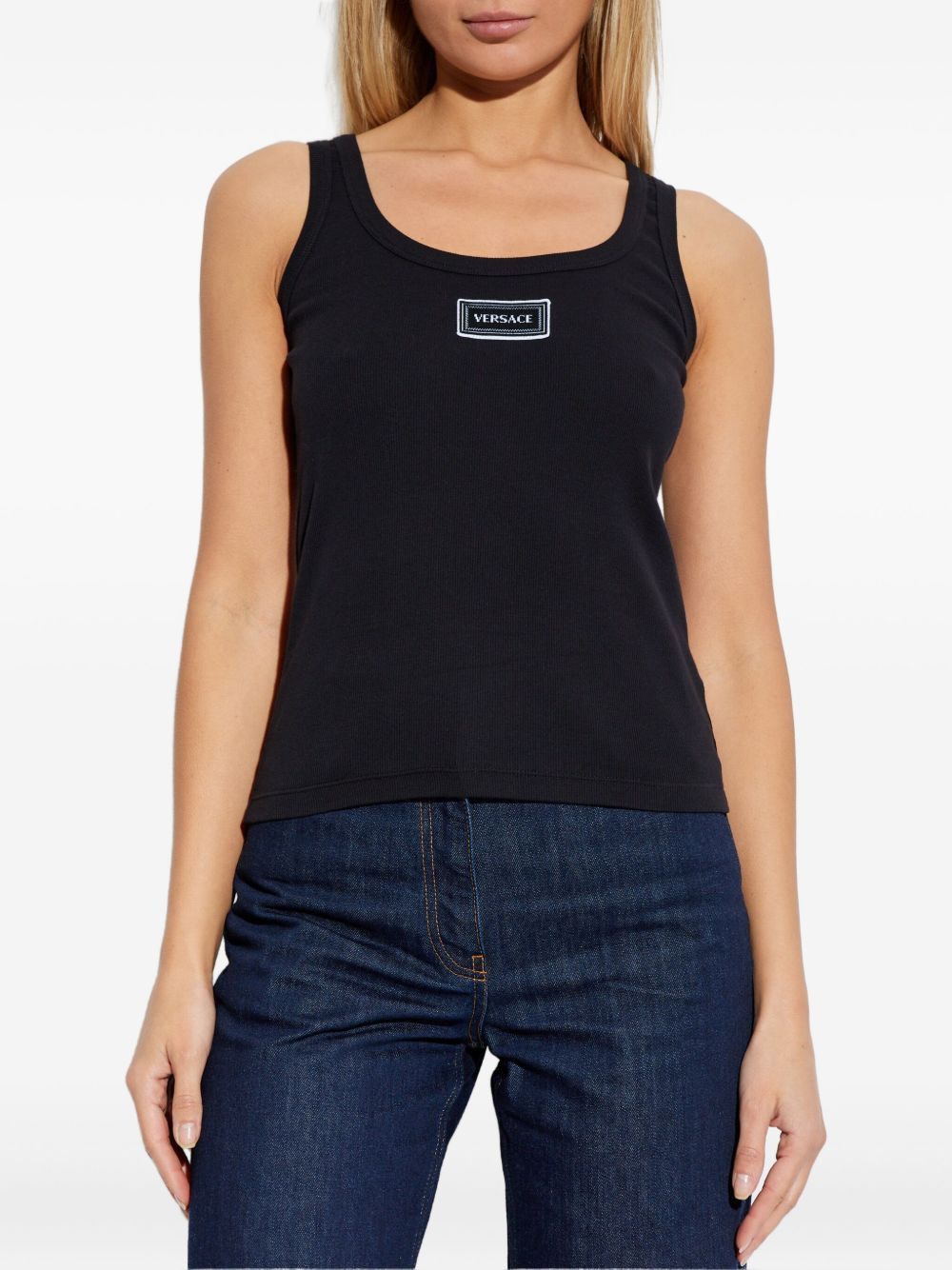 Versace LOGO COTTON TANK TOP Size S / US 4 / IT 40 - 5 Thumbnail