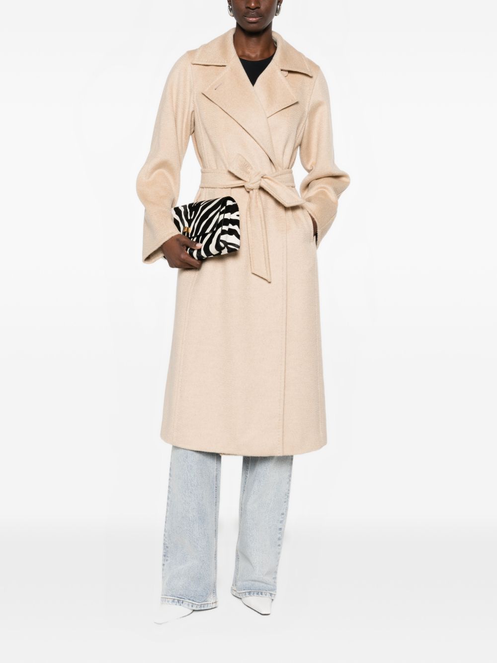Max Mara WOOL LONG COAT Size XS / US 0-2 / IT 36-38 - 4 Thumbnail