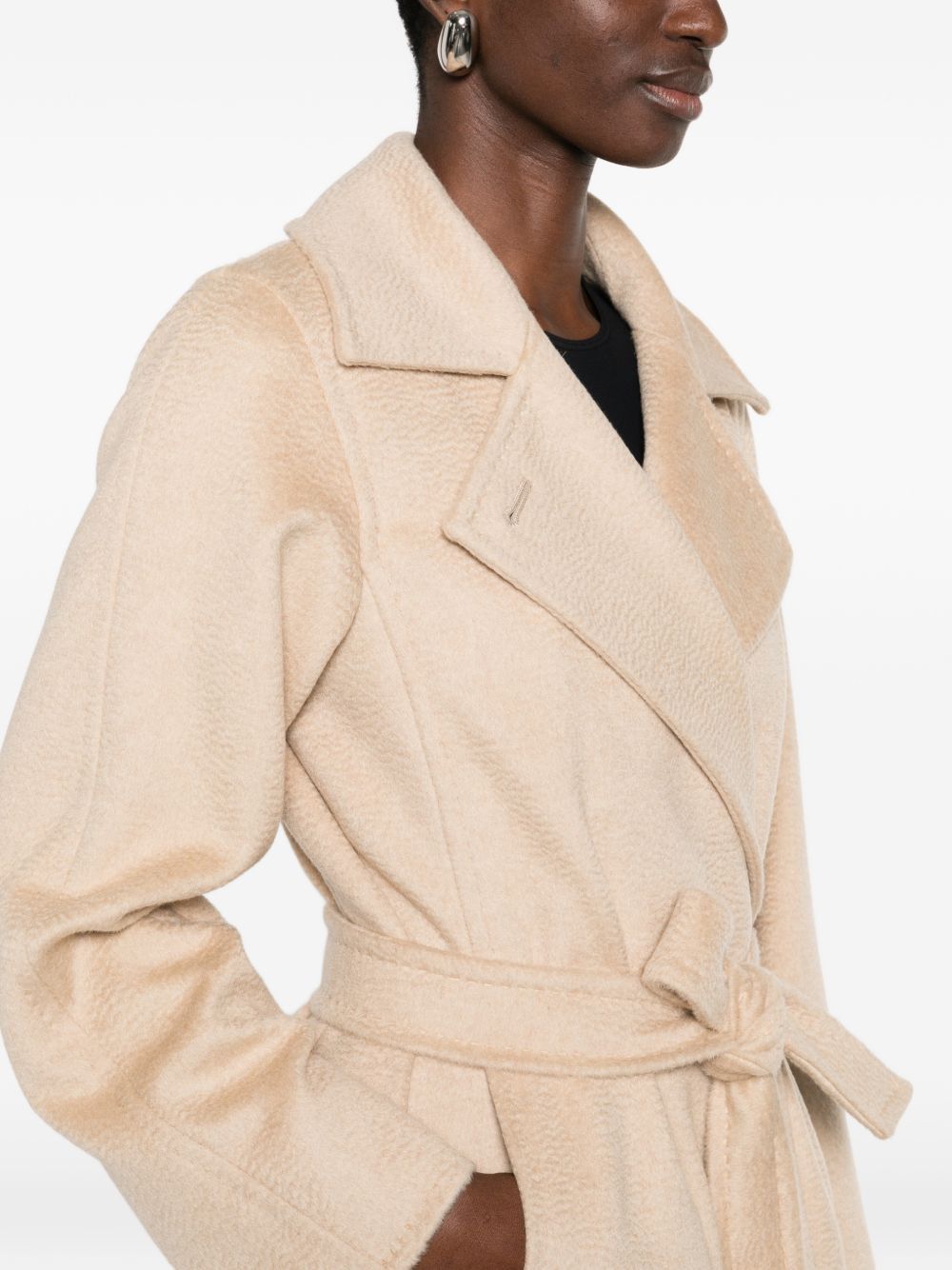 Max Mara WOOL LONG COAT Size XS / US 0-2 / IT 36-38 - 2 Thumbnail