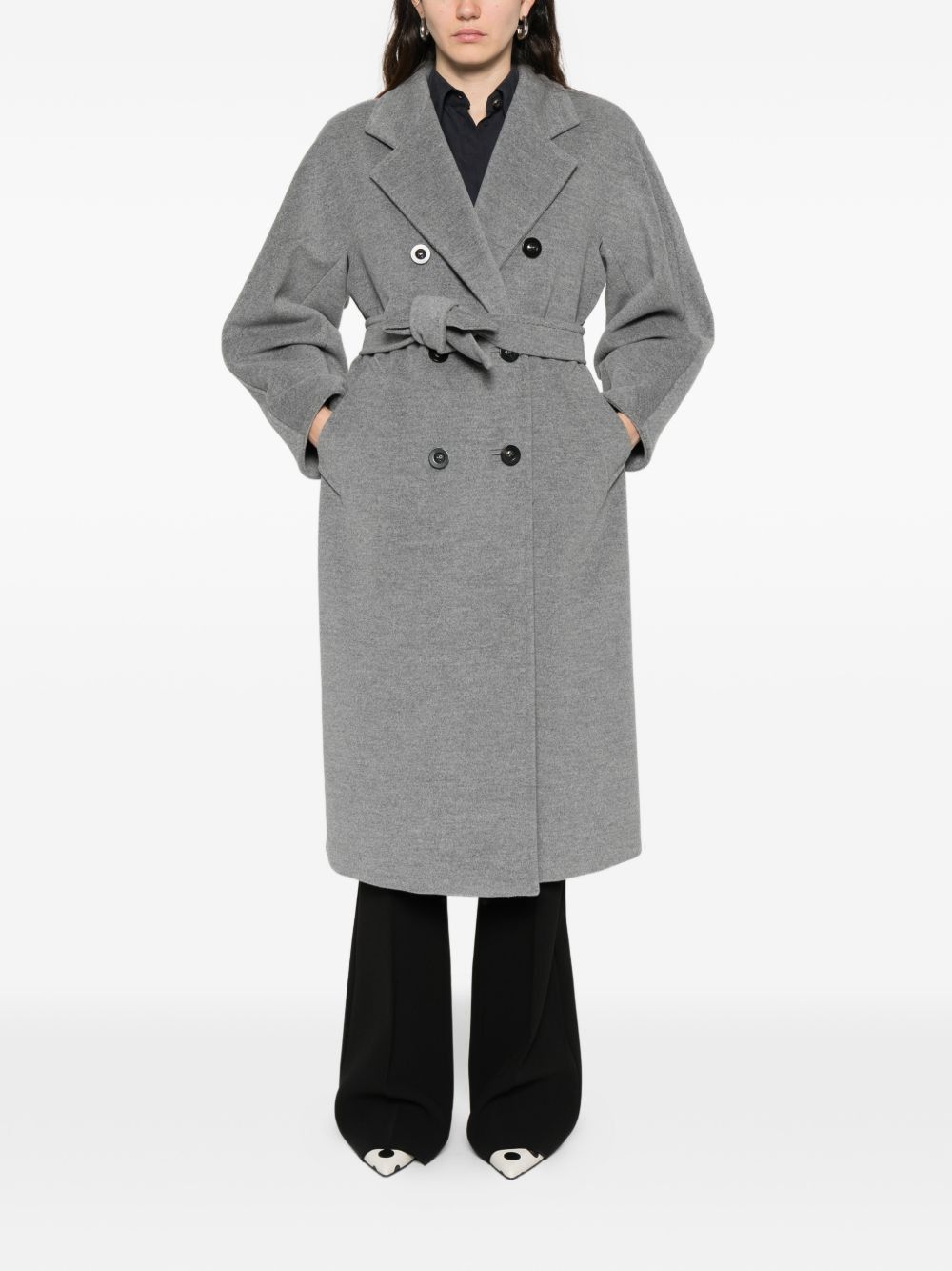 Max Mara WOOL LONG COAT Size XS / US 0-2 / IT 36-38 - 5 Thumbnail
