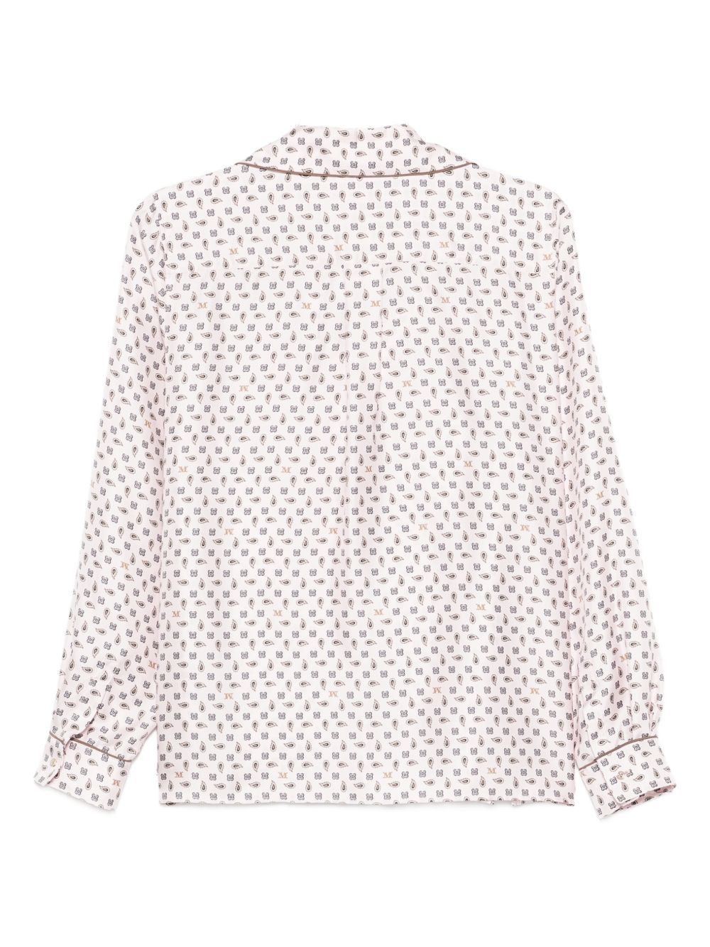 Max Mara SILK SHIRT Size M / US 6-8 / IT 42-44 - 2 Thumbnail