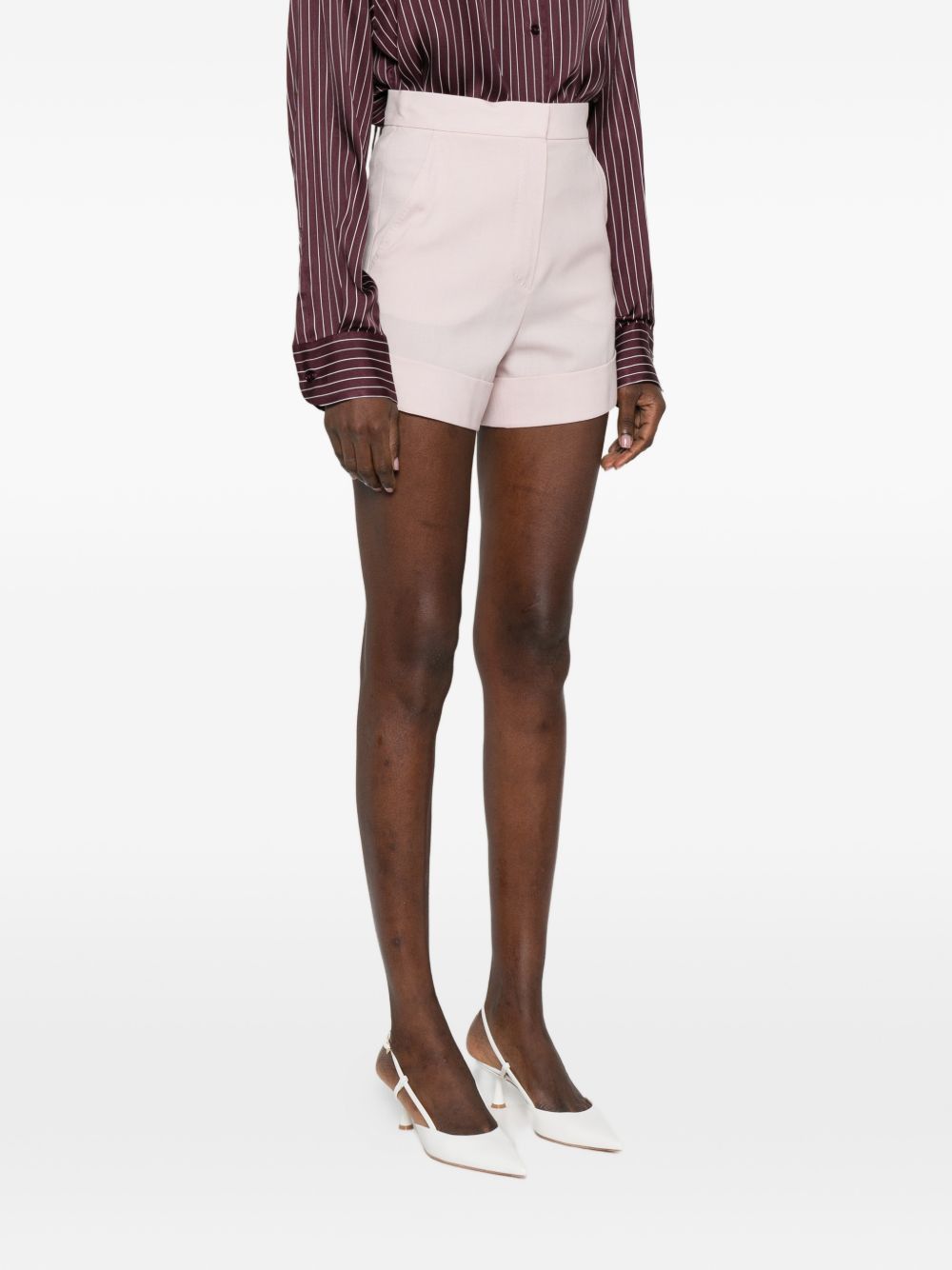 Max Mara WOOL SHORTS Size 26" / US 2 / IT 38 - 4 Thumbnail