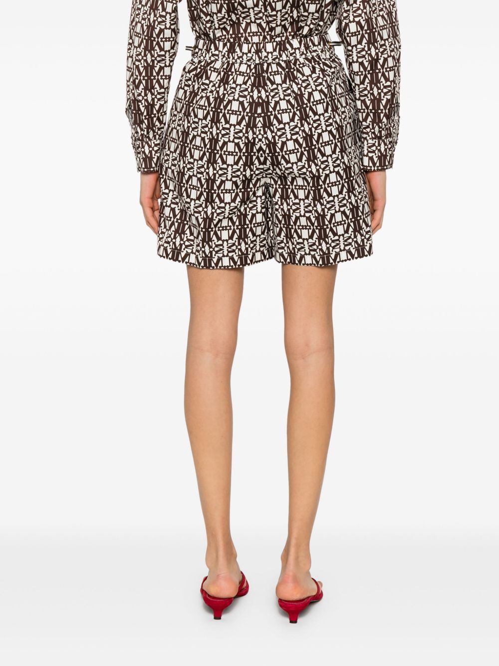 Max Mara PRINTED COTTON SHORTS Size 25" / US 0 / IT 36 - 5 Thumbnail