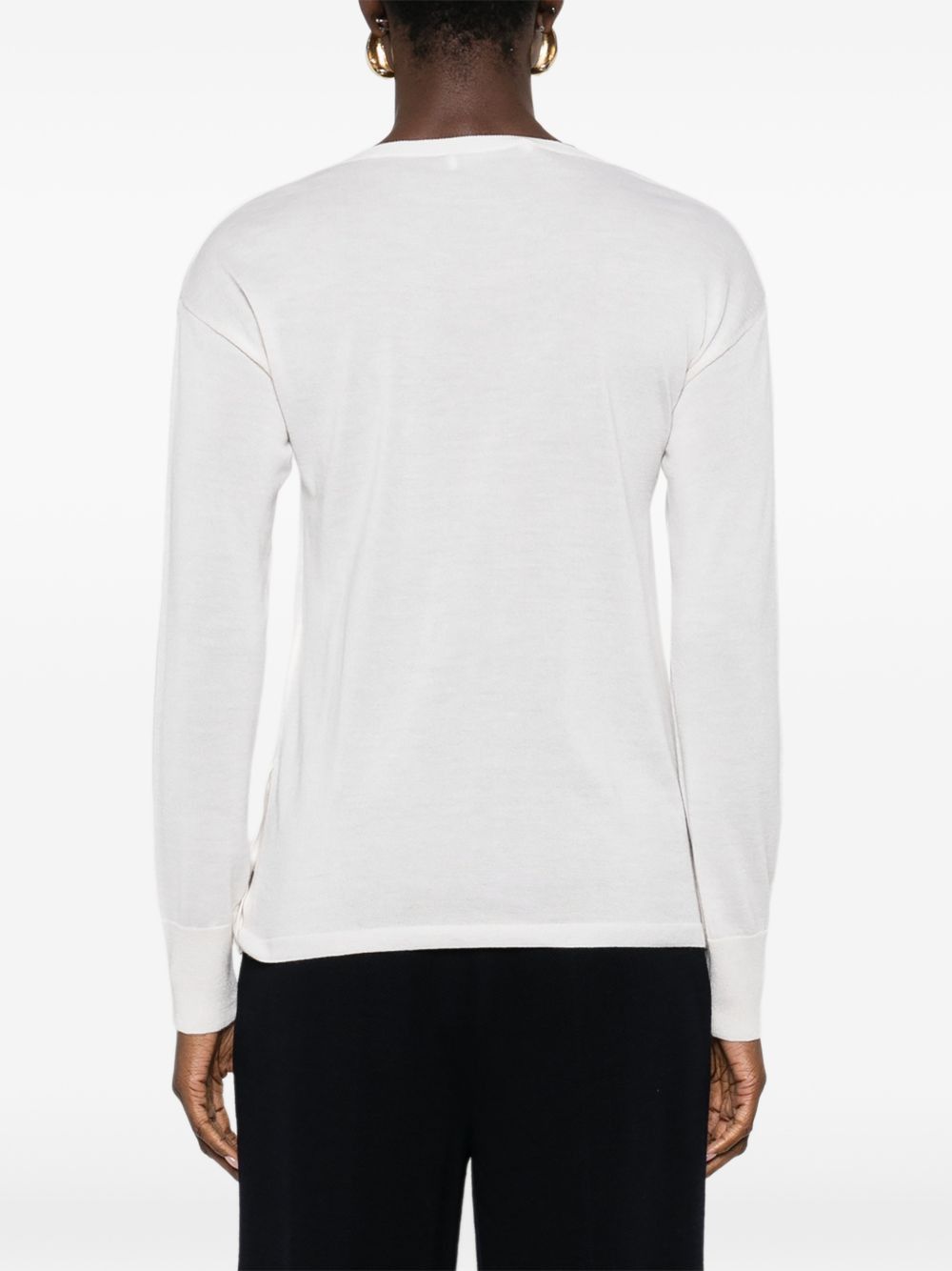Max Mara CASHMERE AND SILK SWEATER Size XL / US 12-14 / IT 48-50 - 5 Thumbnail