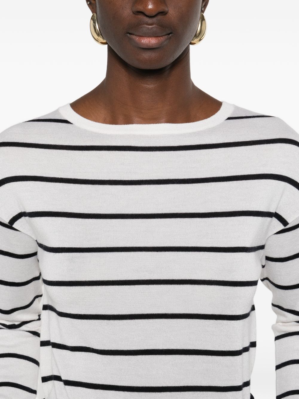 Max Mara CASHMERE AND SILK SWEATER Size L / US 10 / IT 46 - 3 Thumbnail