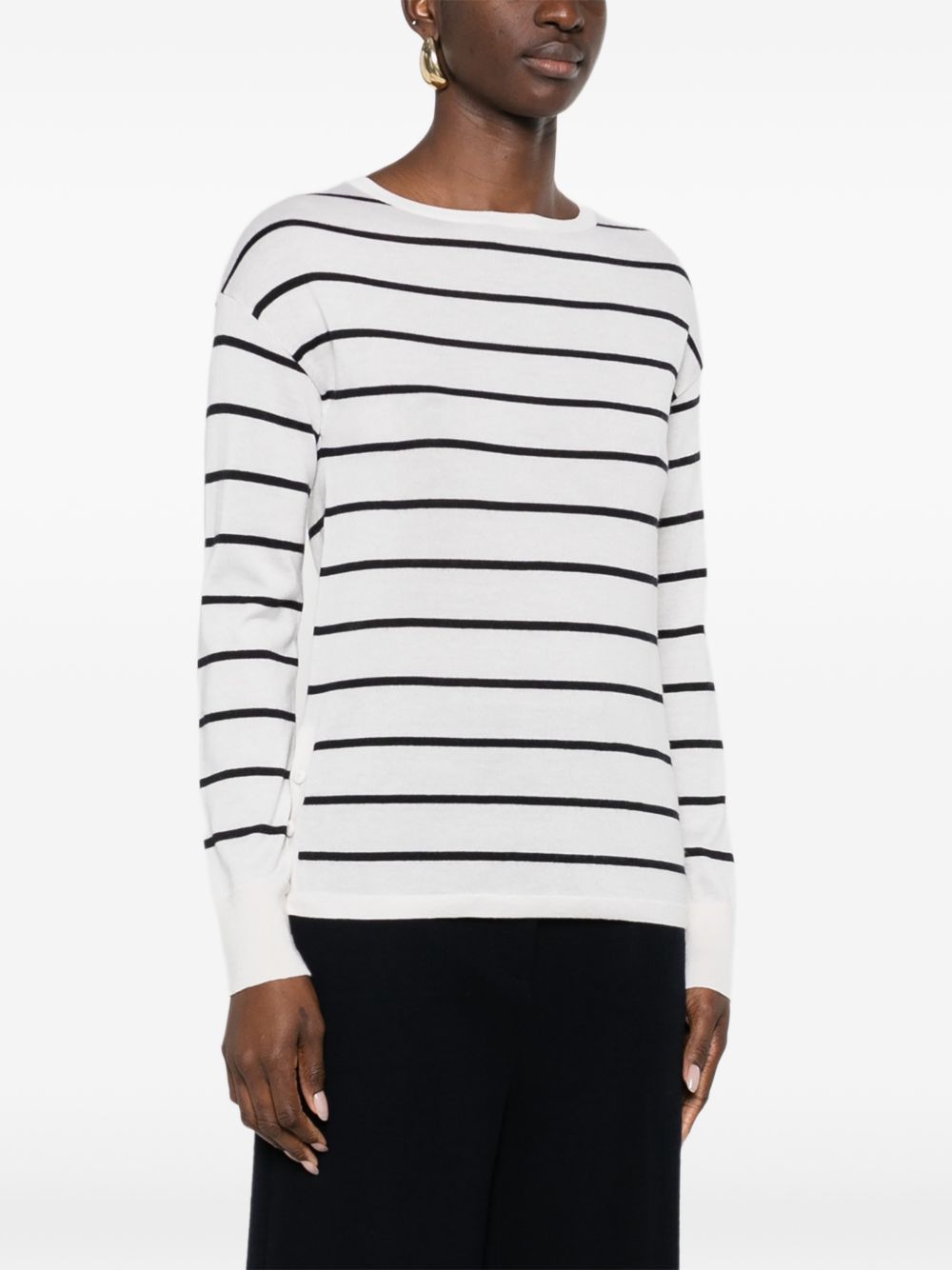 Max Mara CASHMERE AND SILK SWEATER Size XS / US 0-2 / IT 36-38 - 4 Thumbnail