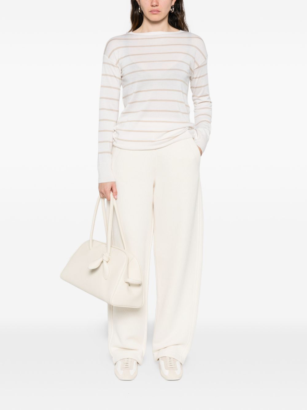 Max Mara CASHMERE AND SILK SWEATER Size L / US 10 / IT 46 - 4 Thumbnail
