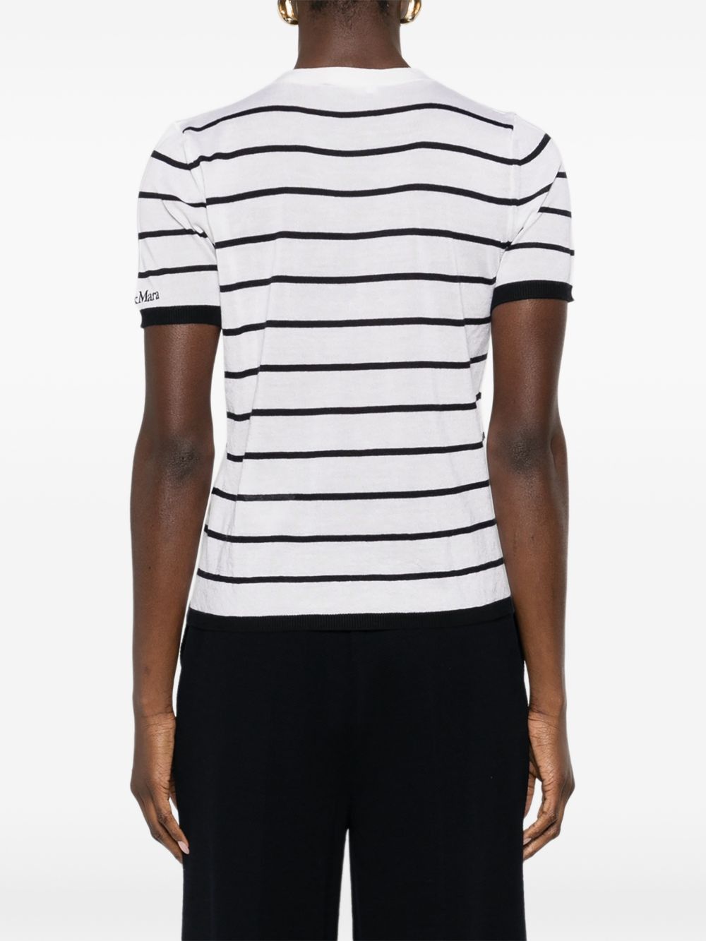 Max Mara STRIPED T-SHIRT Size M / US 6-8 / IT 42-44 - 5 Thumbnail