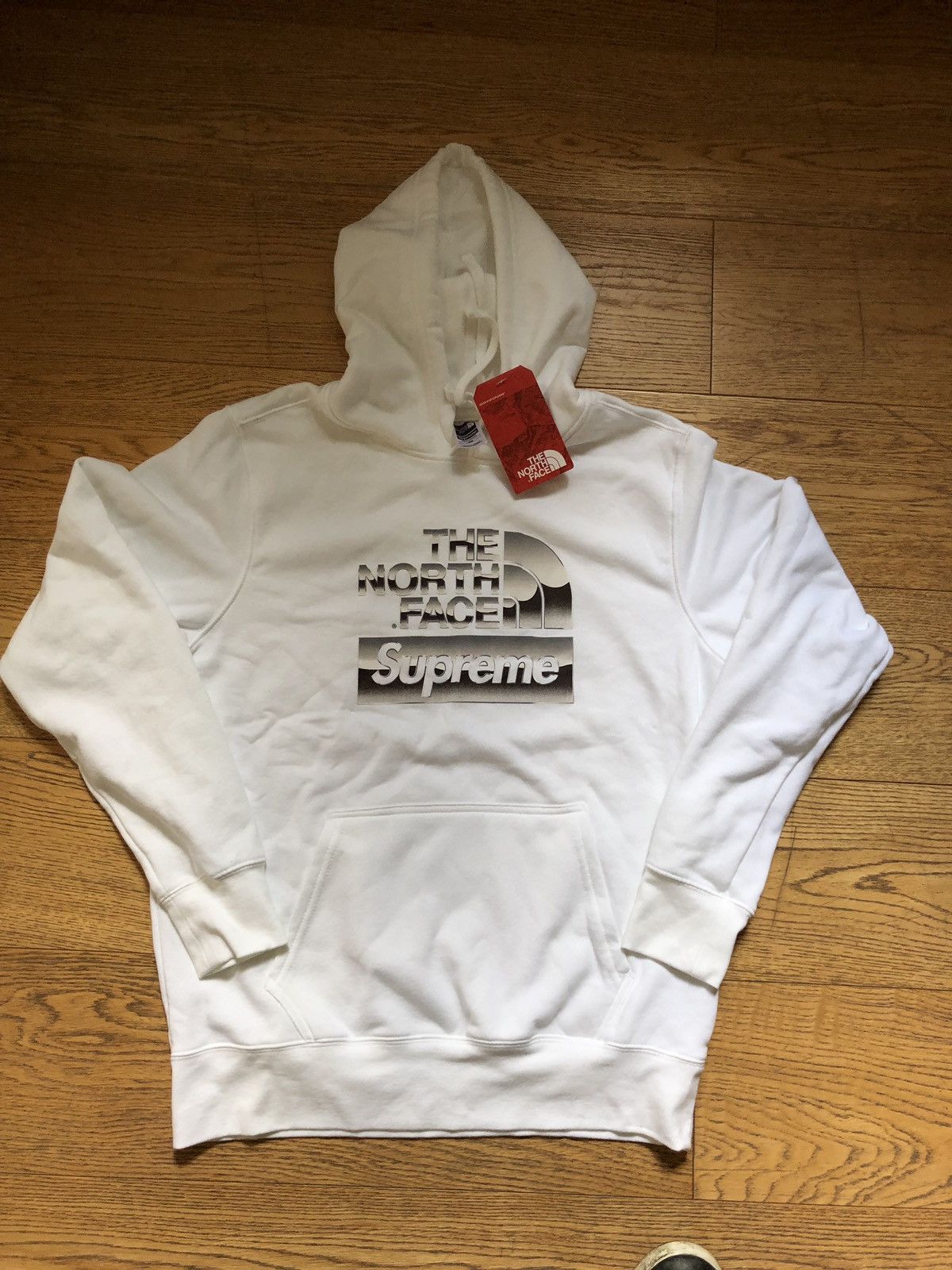 Supreme/ The North Face Metallic Logo Hooded Sweatshirt DS