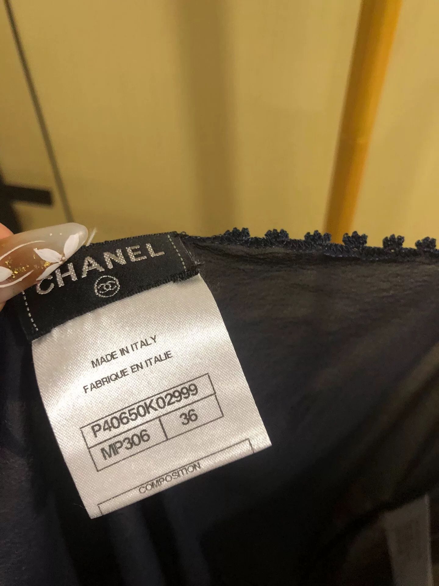 Chanel Chanel Navy Blue Slip Dress for Women Size XS / US 0-2 / IT 36-38 - 3 Thumbnail