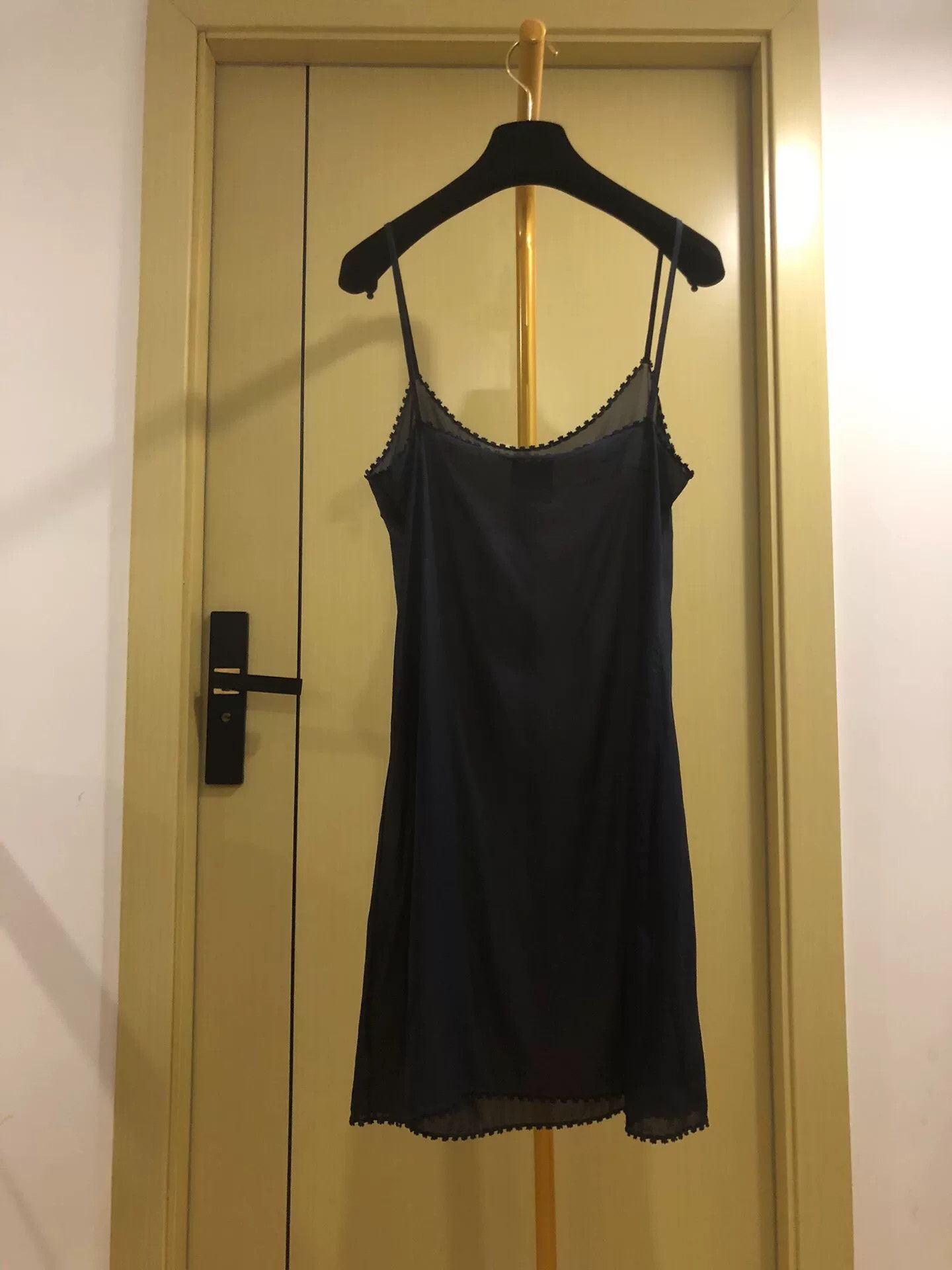 Chanel Chanel Navy Blue Slip Dress for Women Size XS / US 0-2 / IT 36-38 - 2 Thumbnail