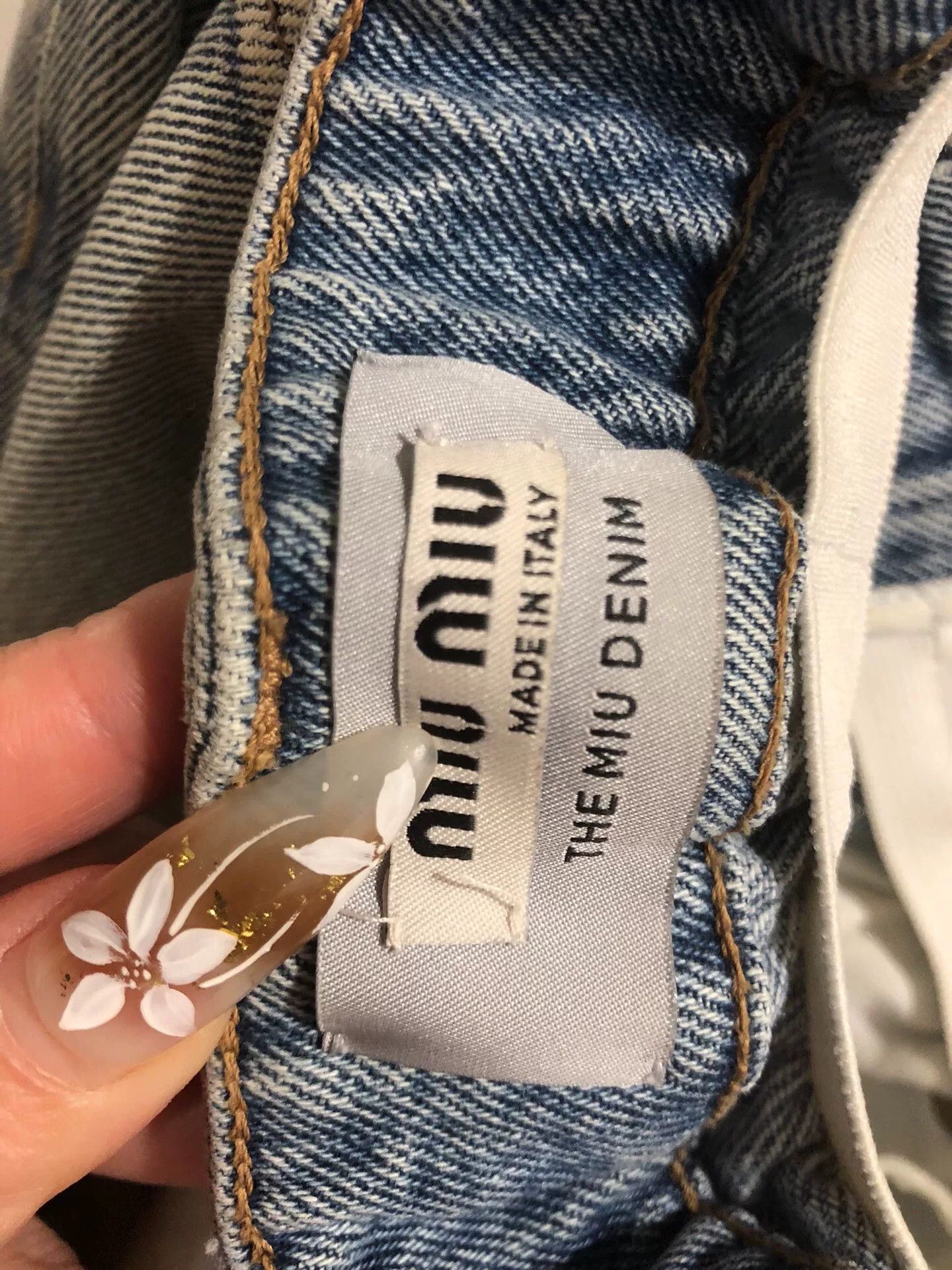Miu Miu Miu Miu High-Waisted Denim Pants Size 25" / US 0 / IT 36 - 4 Thumbnail