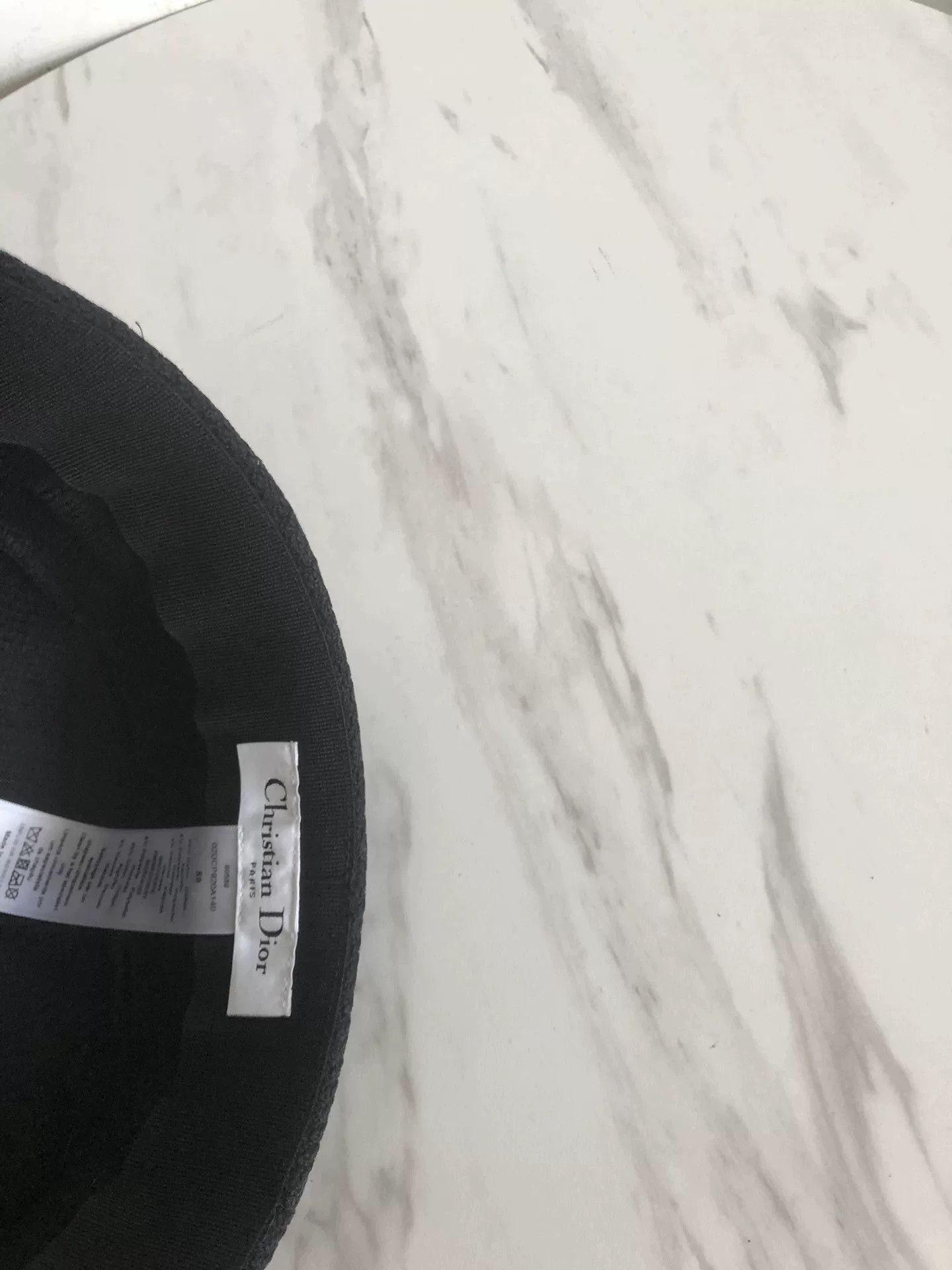 Dior Dior Black Newsboy Cap with Logo Size ONE SIZE - 3 Thumbnail