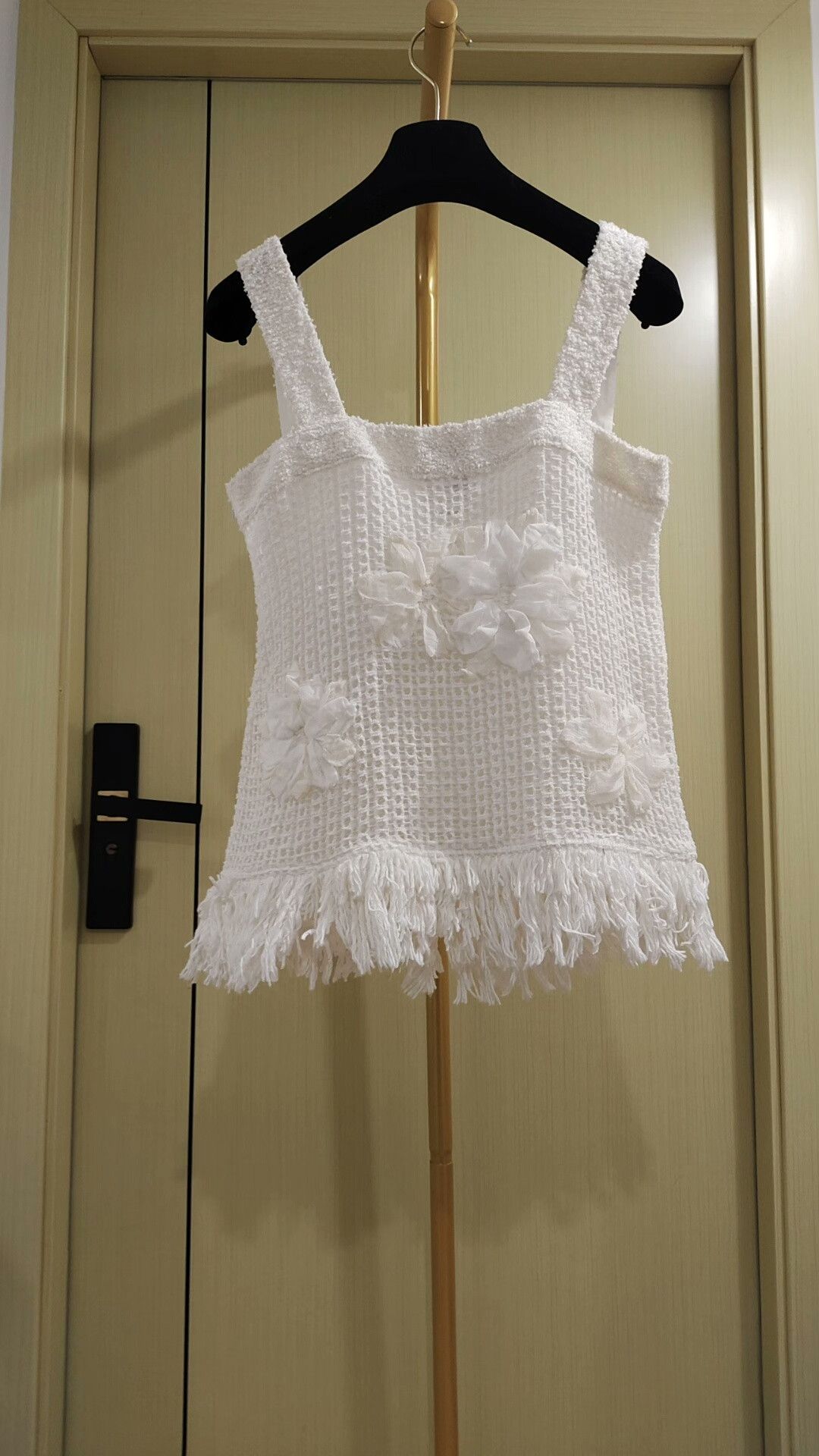 Chanel Chanel Floral Tassel Cami Top Size S / US 4 / IT 40 - 4 Thumbnail