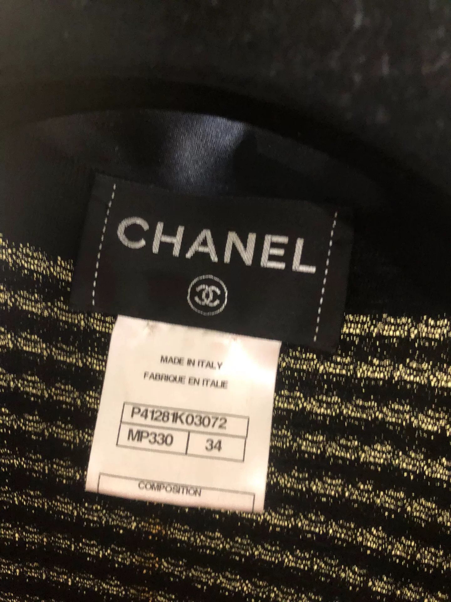 Chanel Chanel Black and White Silk Jacket Size XXS / US 00 / IT 34 - 5 Thumbnail