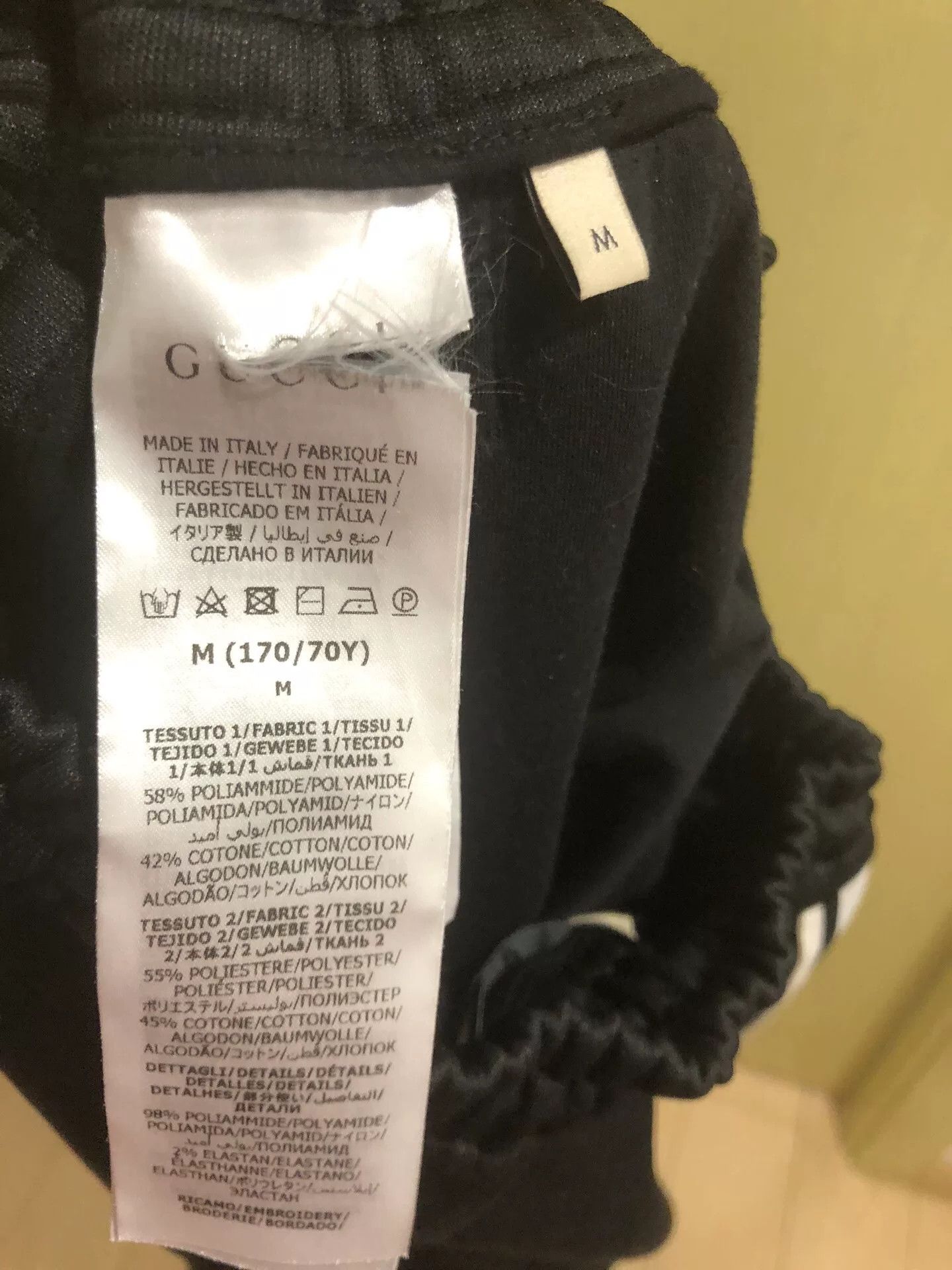 Gucci Gucci Black Unisex Sports Pants Size US 26 / EU 42 - 4 Thumbnail