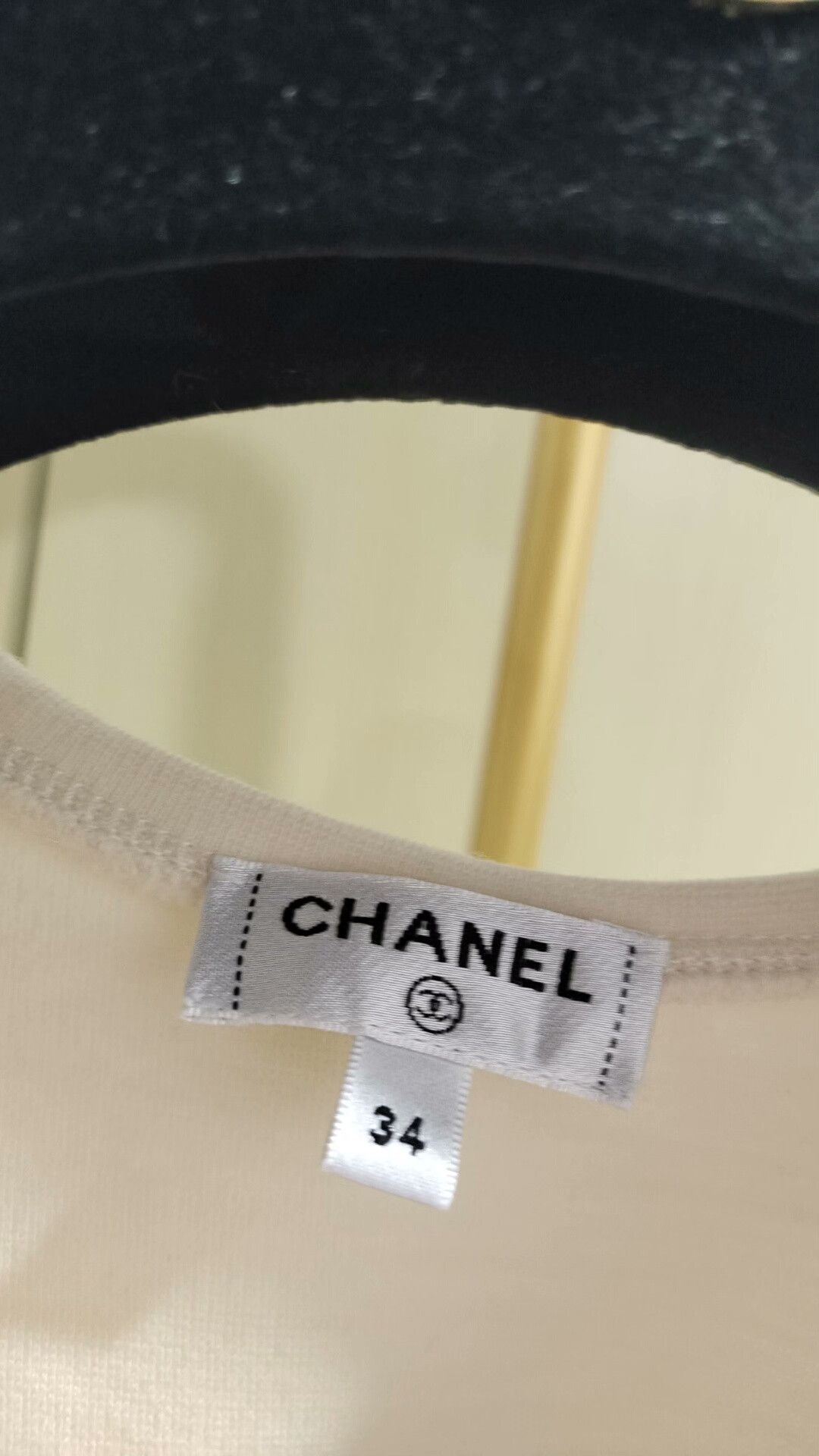 Chanel Chanel Camellia CC Wool Vest Size S / US 4 / IT 40 - 4 Thumbnail