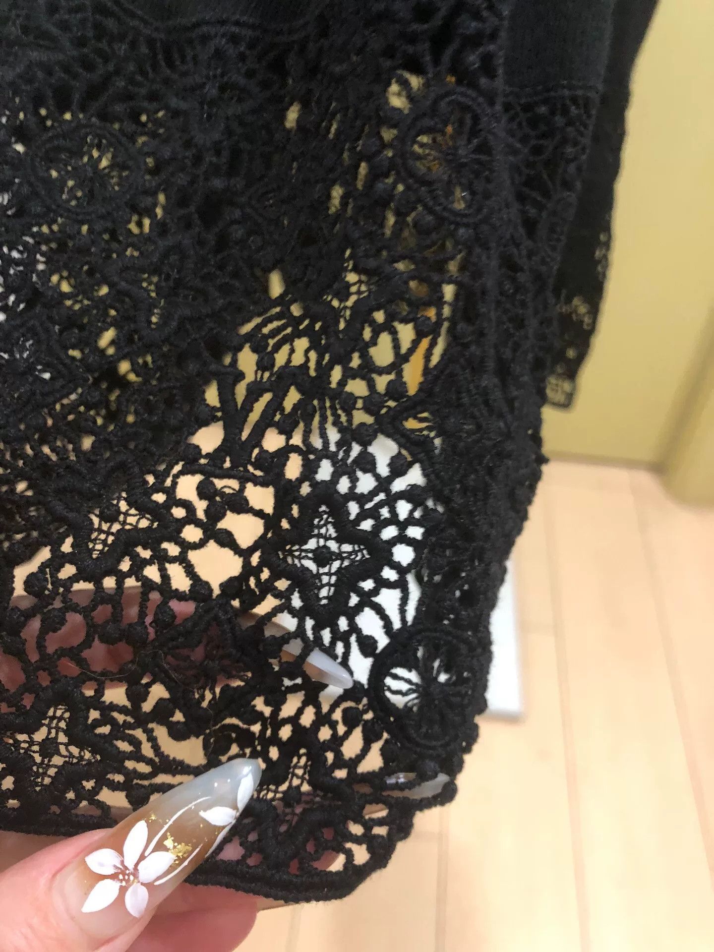 Louis Vuitton Black Lace Dress