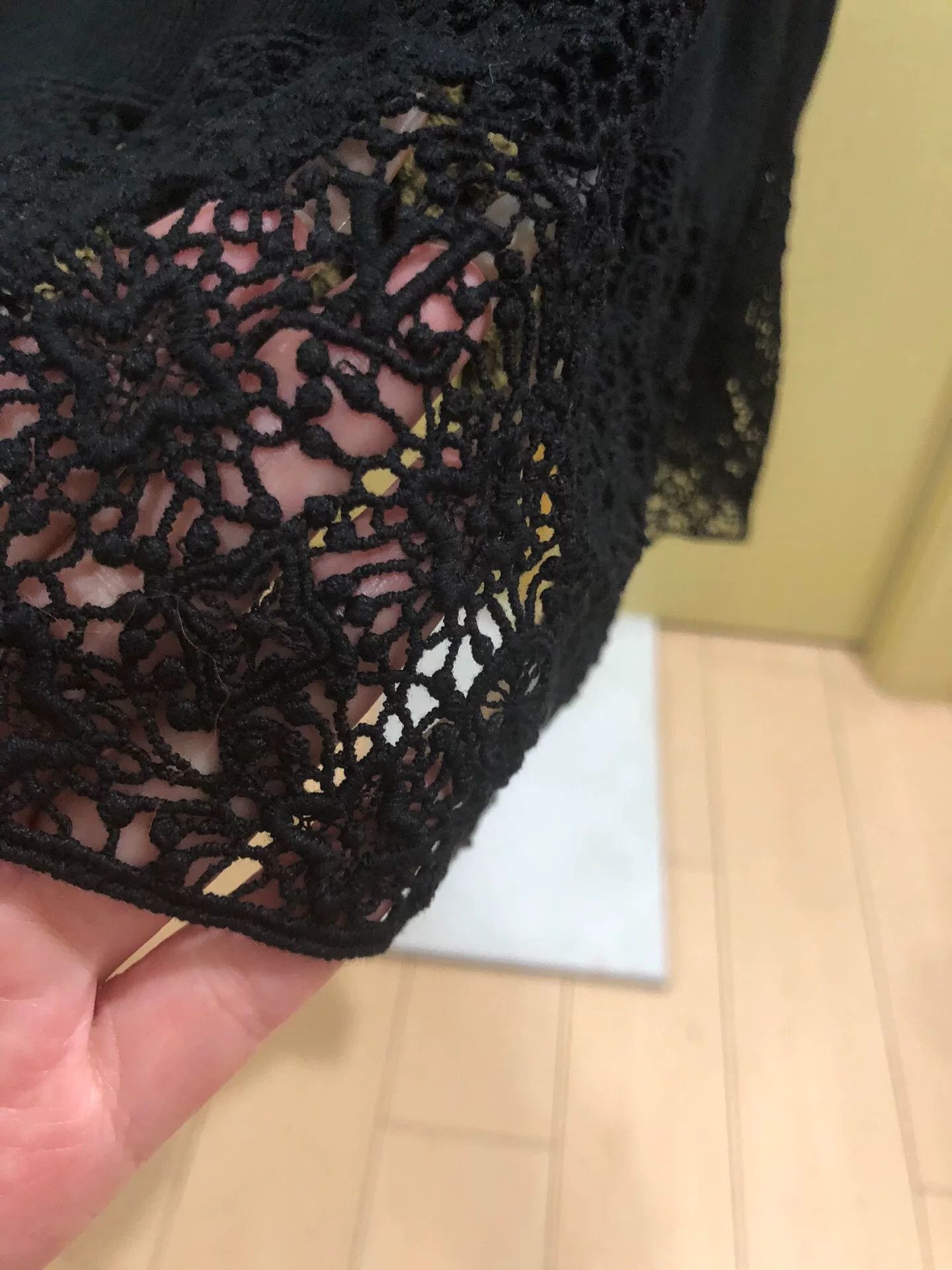 Louis Vuitton Louis Vuitton Black Lace Dress Size XL / US 12-14 / IT 48-50 - 4 Thumbnail