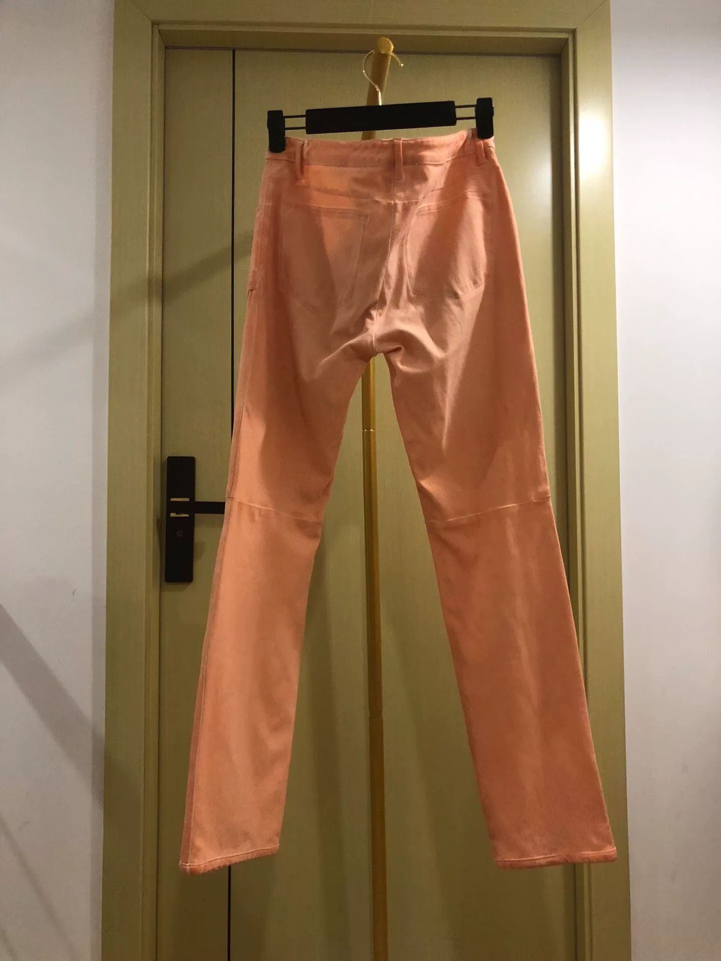 Chanel Chanel Orange Straight-Leg Pants for Women Size 40" / US 18 - 6 Thumbnail