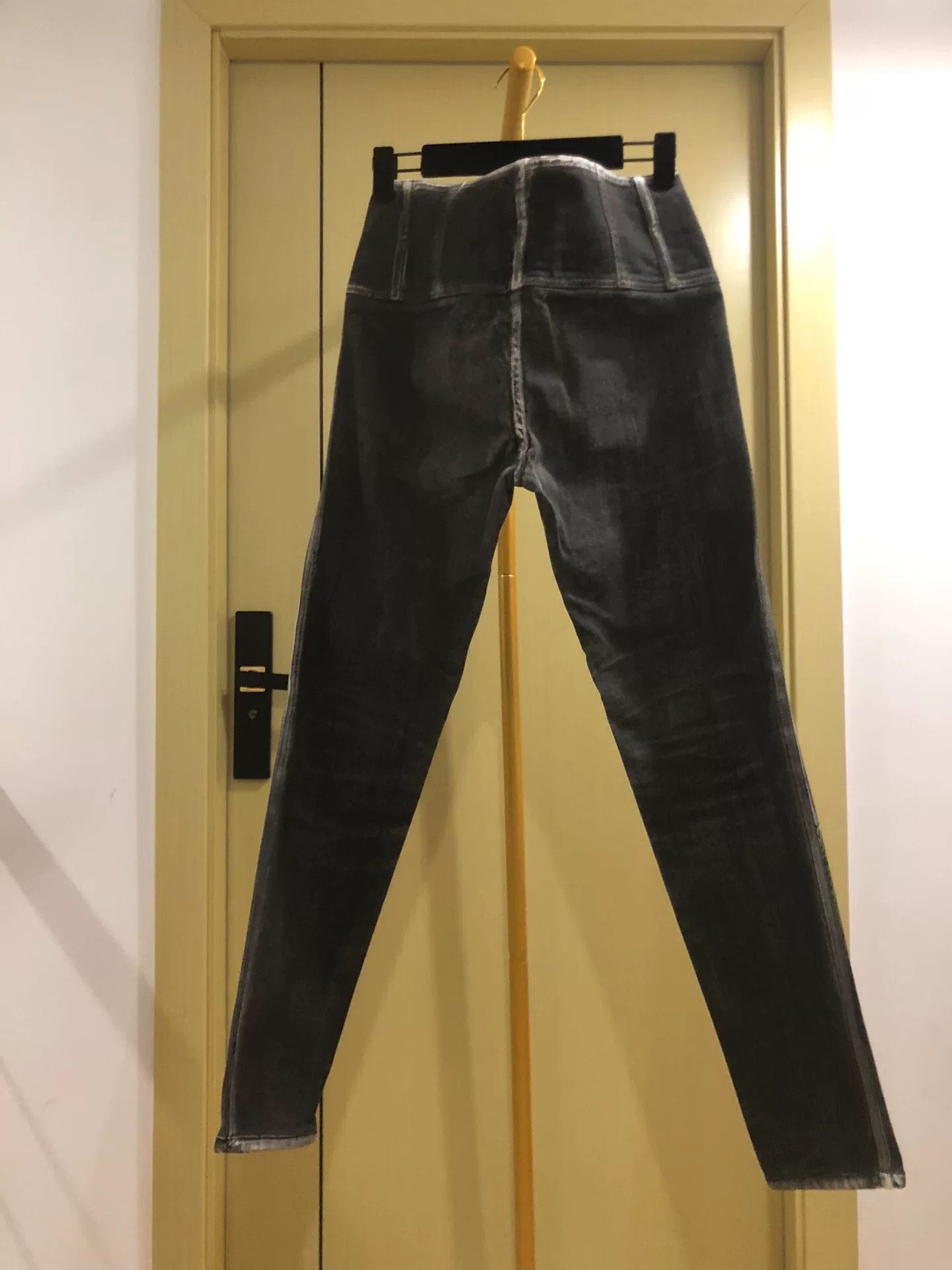 Chanel Chanel Black Denim Trousers Size 38 Size 28" / US 6 / IT 42 - 2 Thumbnail