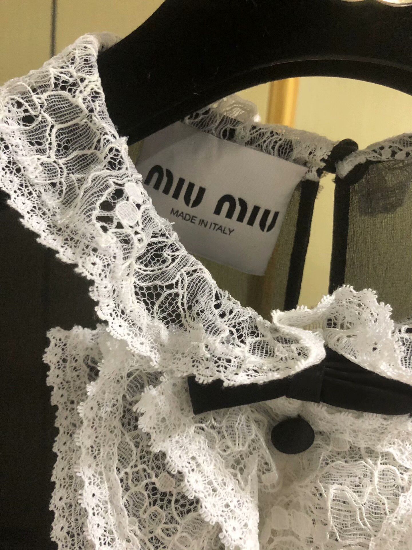 Miu Miu Miu Miu Black Lace Dress Size 38 Size S / US 4 / IT 40 - 4 Thumbnail