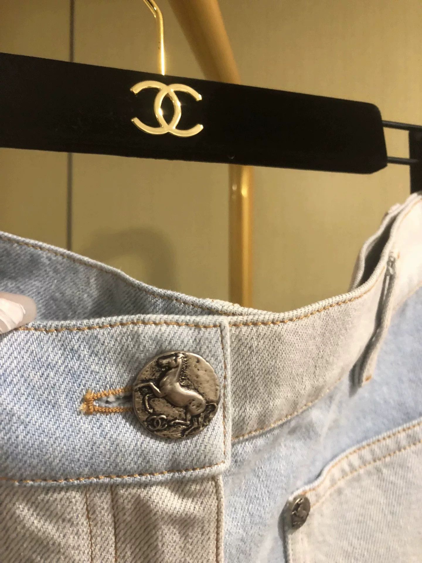Chanel Chanel Light Blue Denim Jeans for Women Size 34" / US 12 / IT 48 - 5 Thumbnail