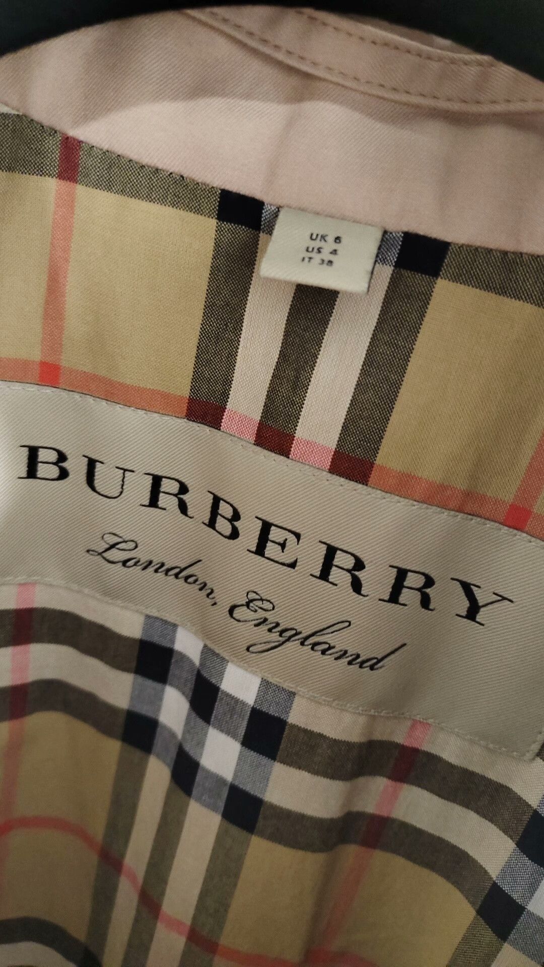 Burberry Burberry Khaki Pink Long Trench Coat Size M / US 6-8 / IT 42-44 - 4 Thumbnail