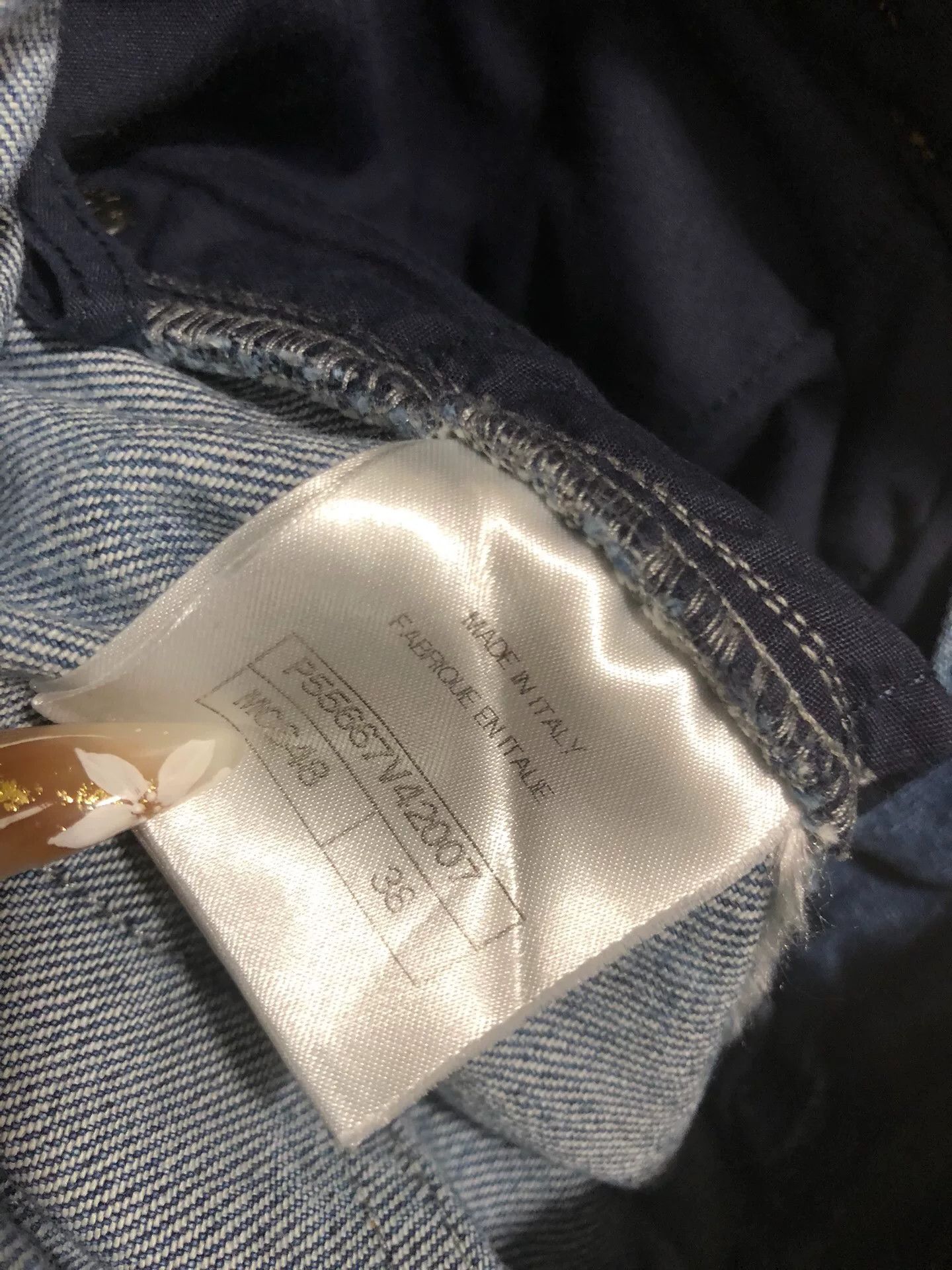 Chanel Chanel Ombre Pattern Denim Pants Size 27" / US 4 / IT 40 - 5 Thumbnail