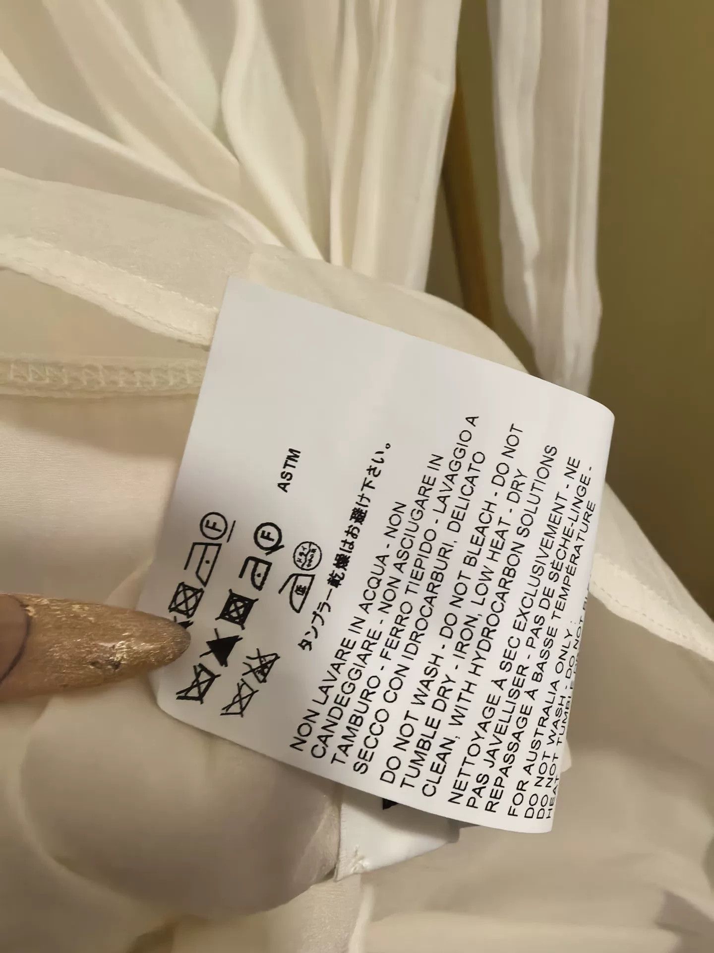 Jil Sander JIL SANDER White Silk Dress for Sale Size M / US 6-8 / IT 42-44 - 4 Thumbnail