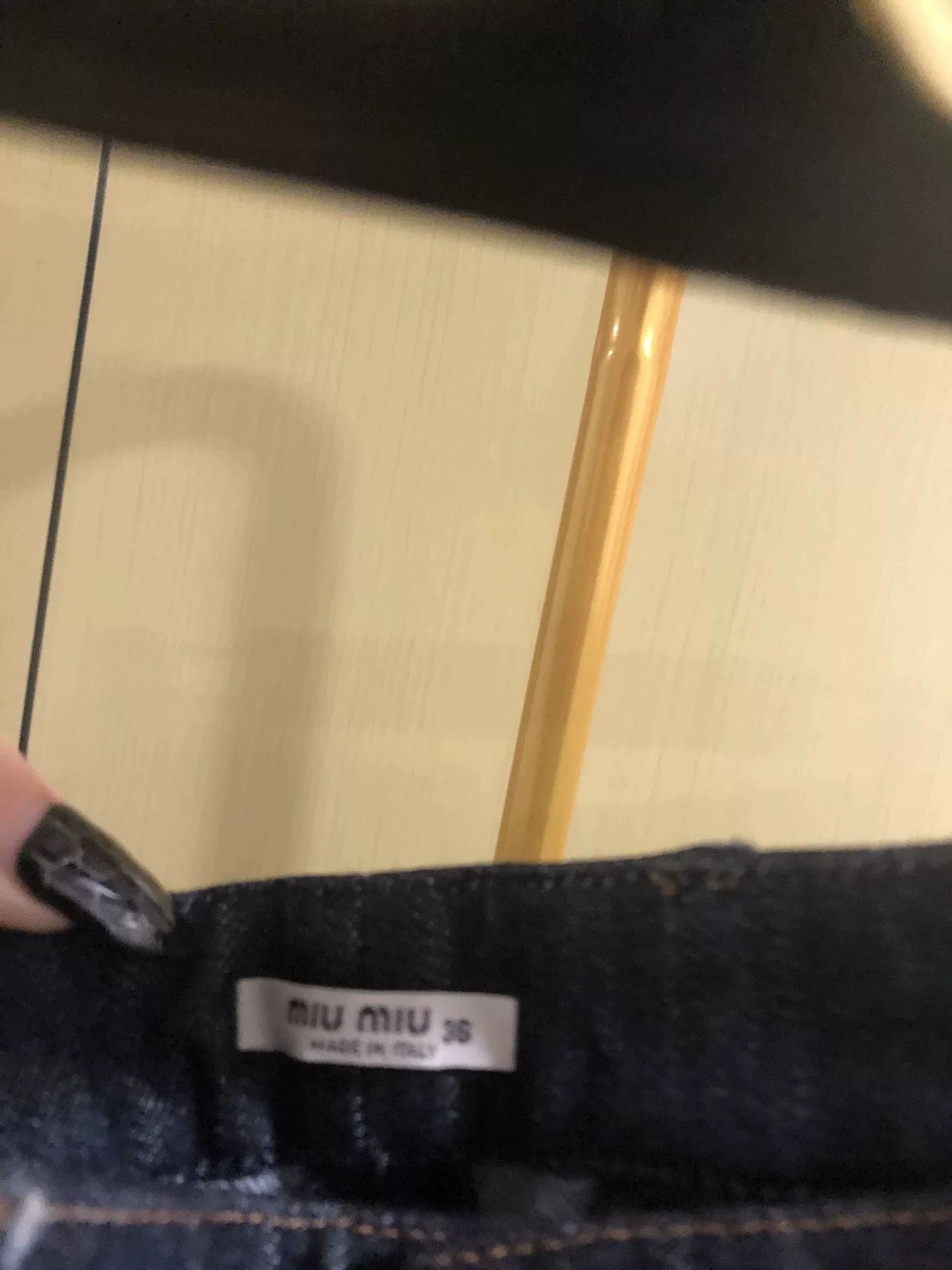 Miu Miu Miu Miu Denim Pants with Embroidery Size 27" / US 4 / IT 40 - 4 Thumbnail
